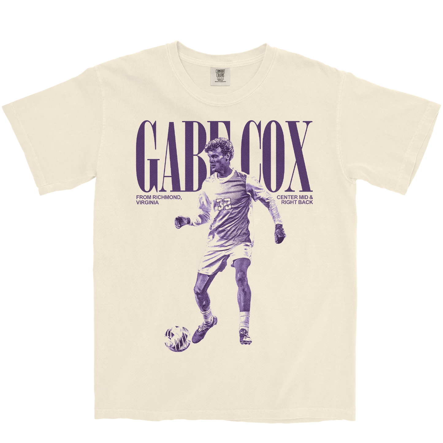 GABE COX VINTAGE IVORY TEE