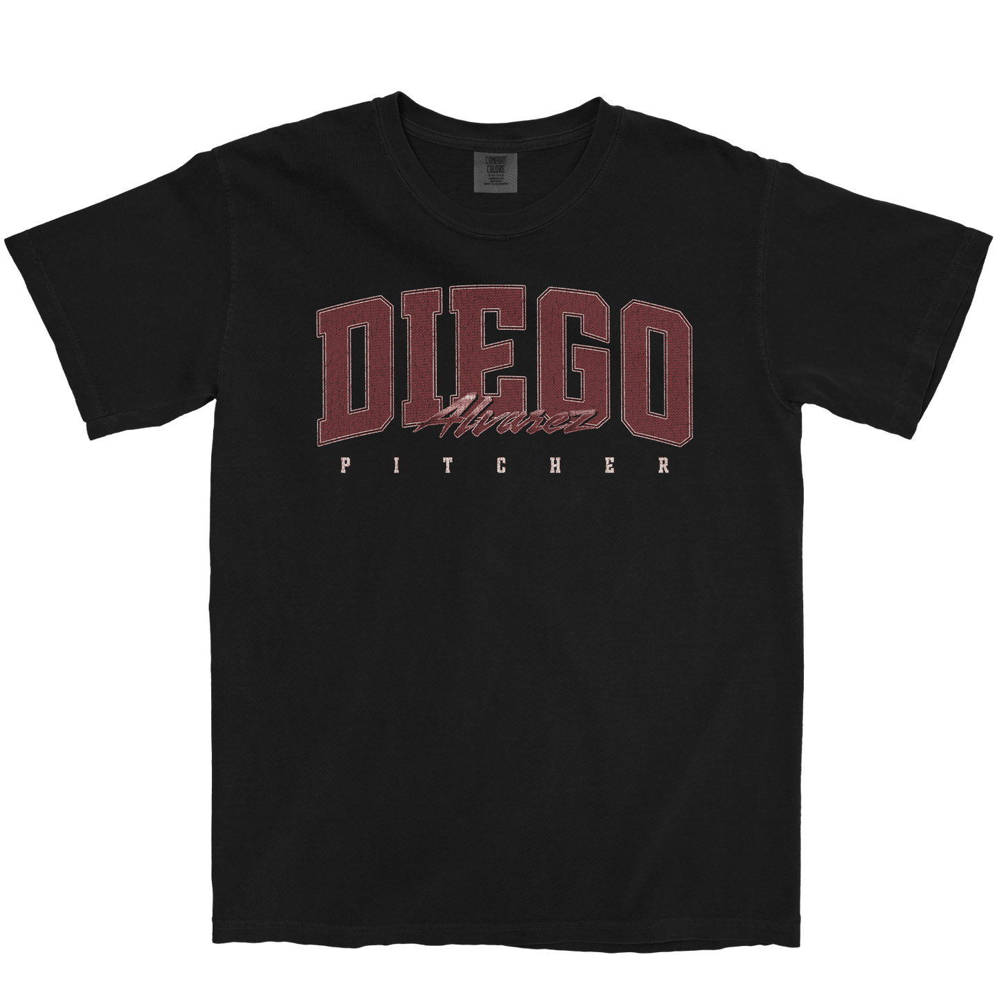 DIEGO ALVAREZ RETRO BLACK TEE