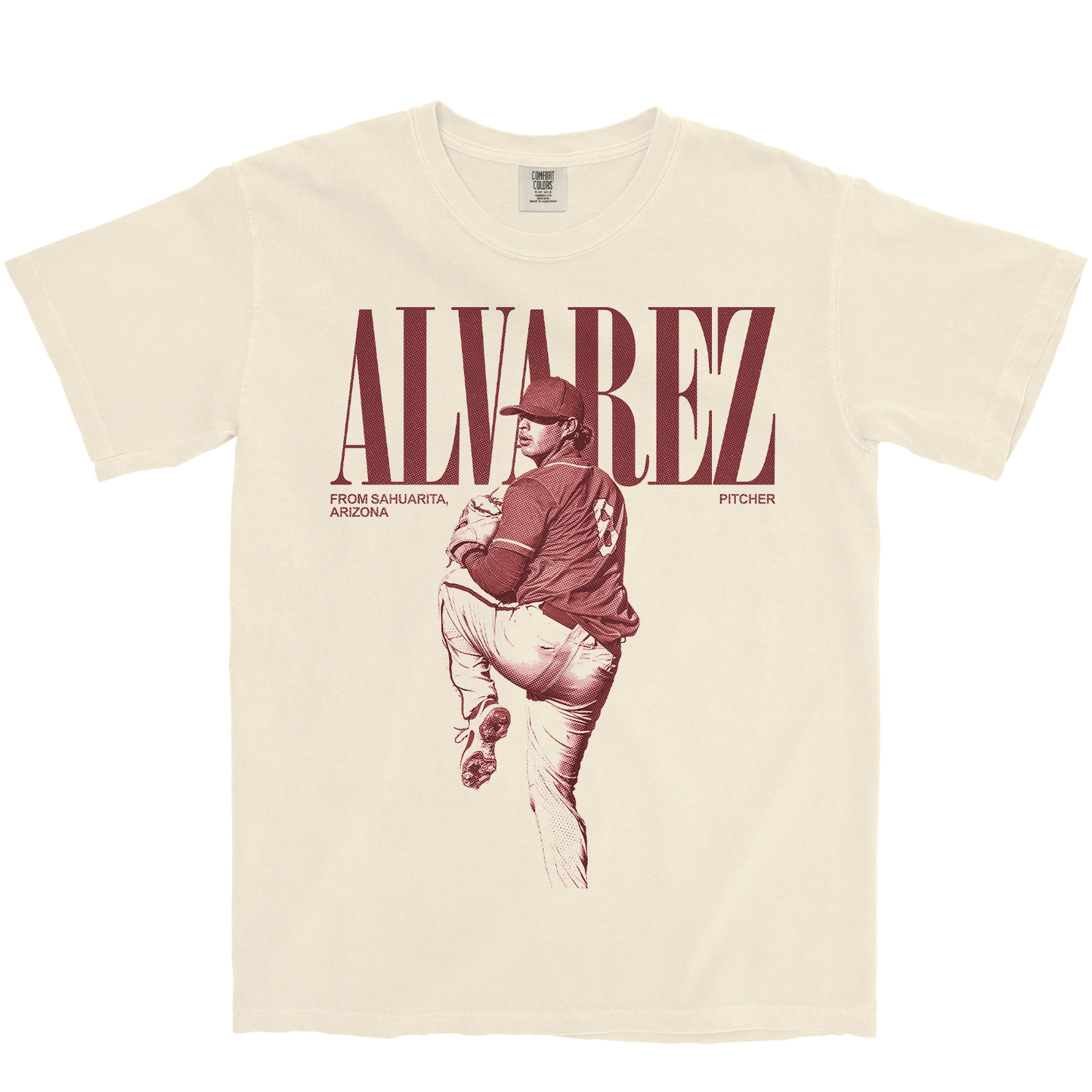 DIEGO ALVAREZ VINTAGE IVORY TEE
