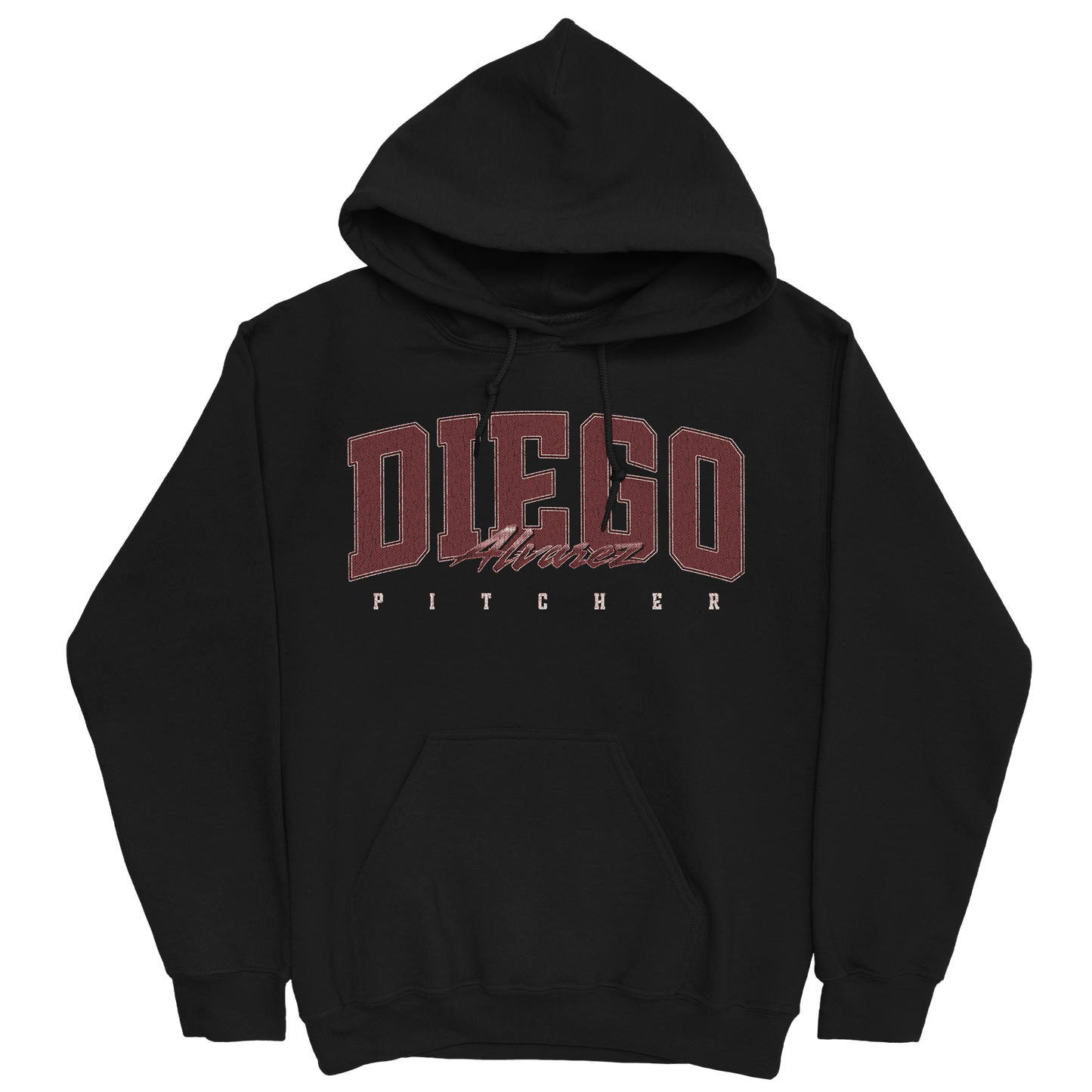 DIEGO ALVAREZ RETRO BLACK HOODIE
