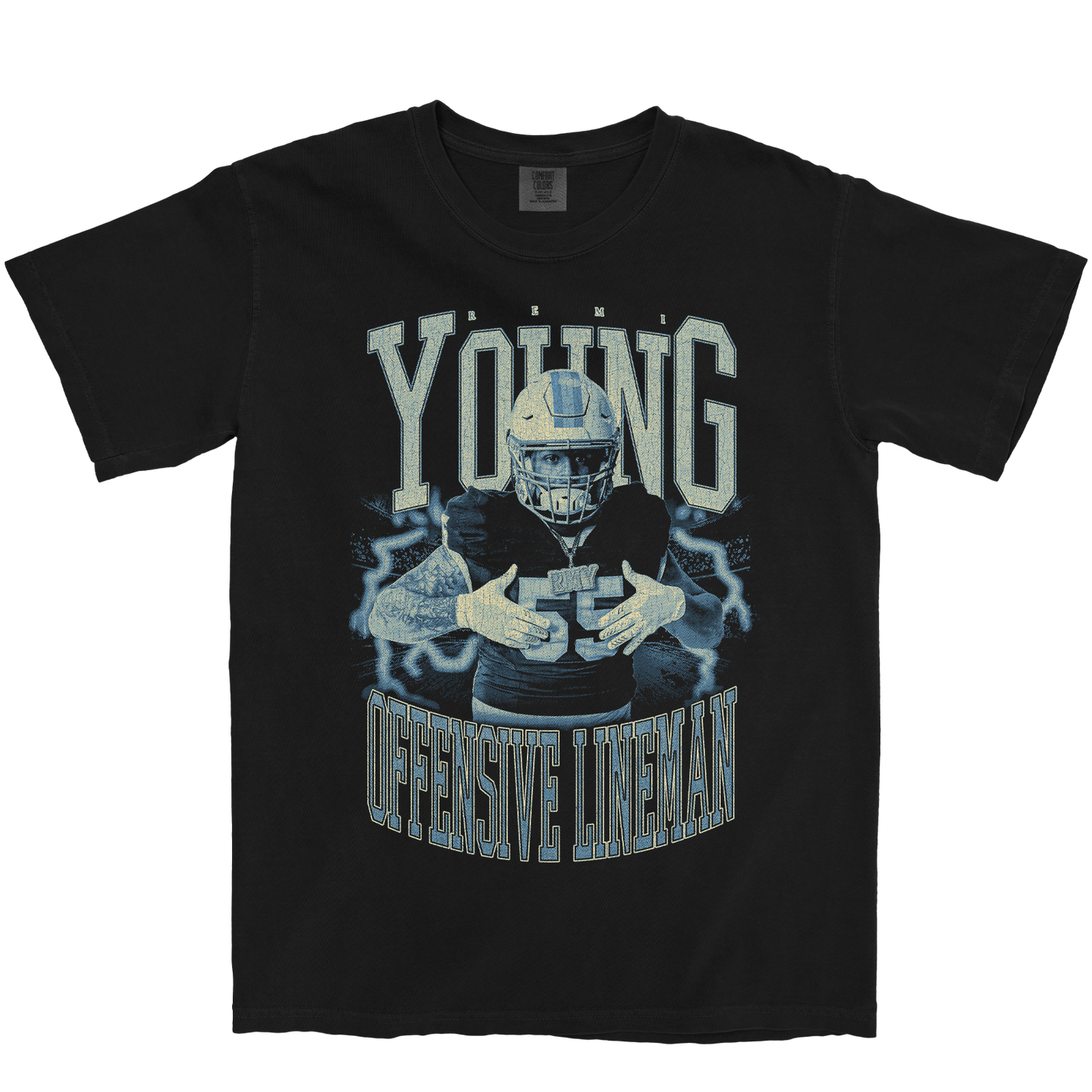 REMI YOUNG VINTAGE BLACK TEE