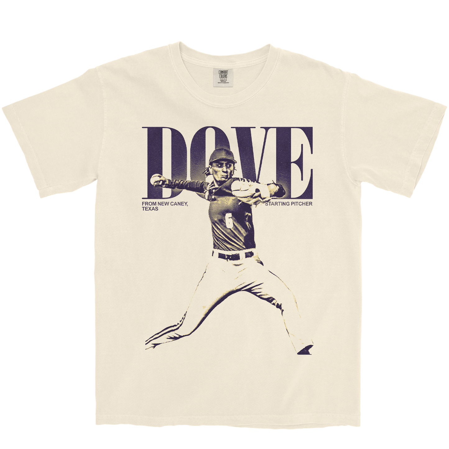 KAMAR DOVE VINTAGE IVORY TEE