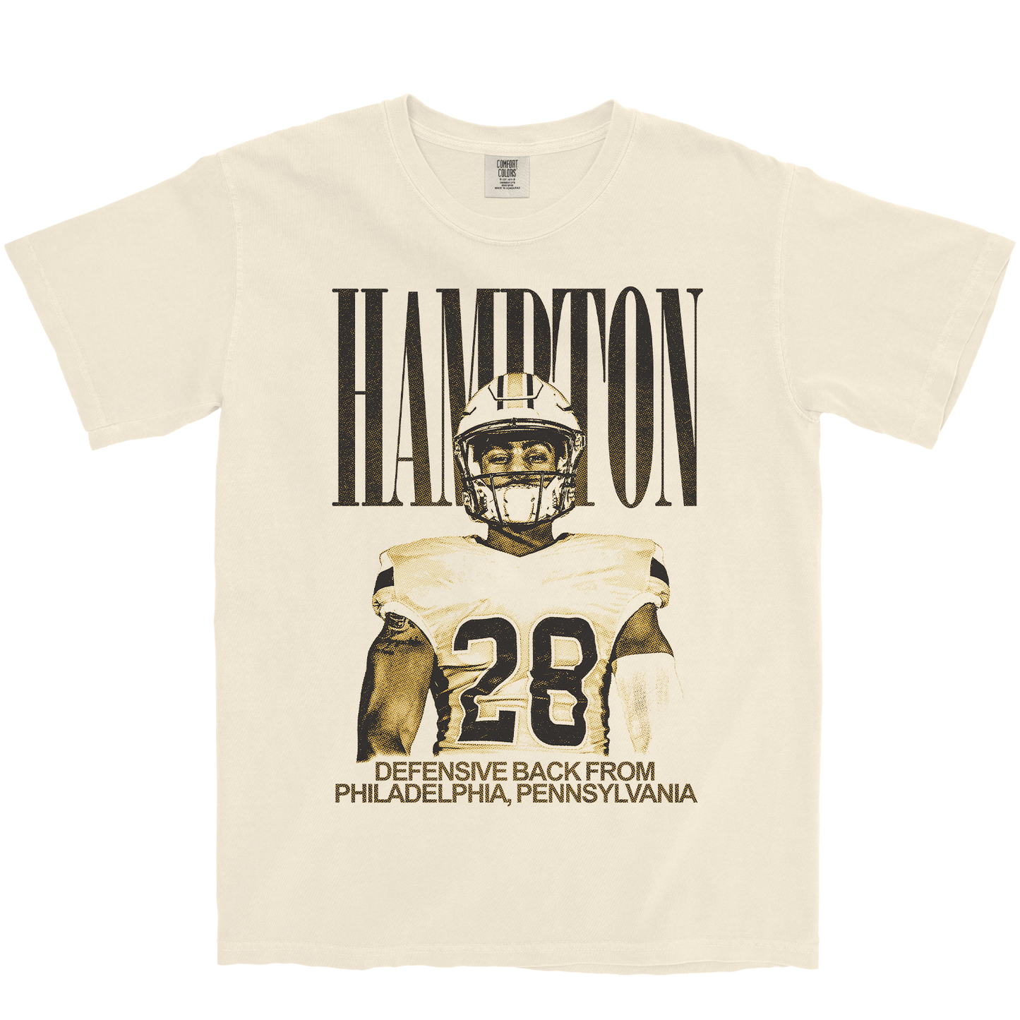 KELBY HAMPTON VINTAGE IVORY TEE
