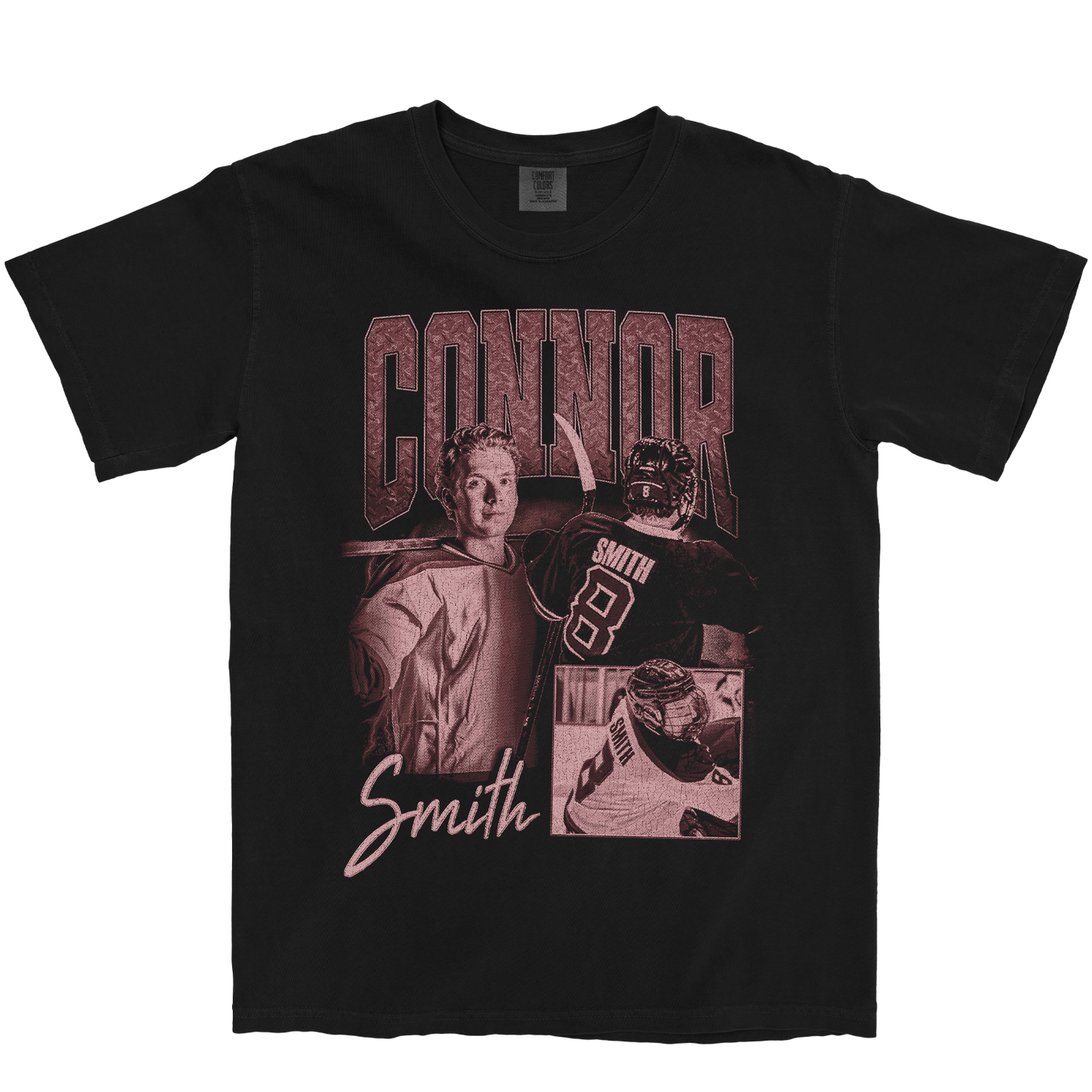 CONNOR SMITH GRAPHIC BLACK TEE