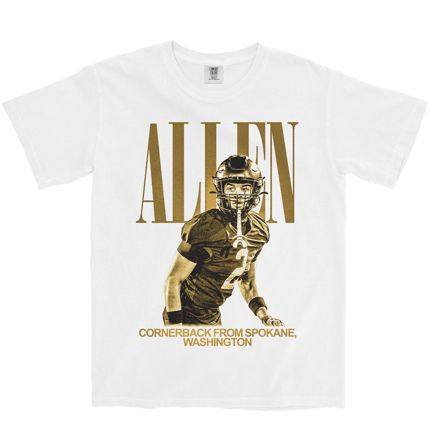 JERRY ALLEN III VINTAGE WHITE TEE