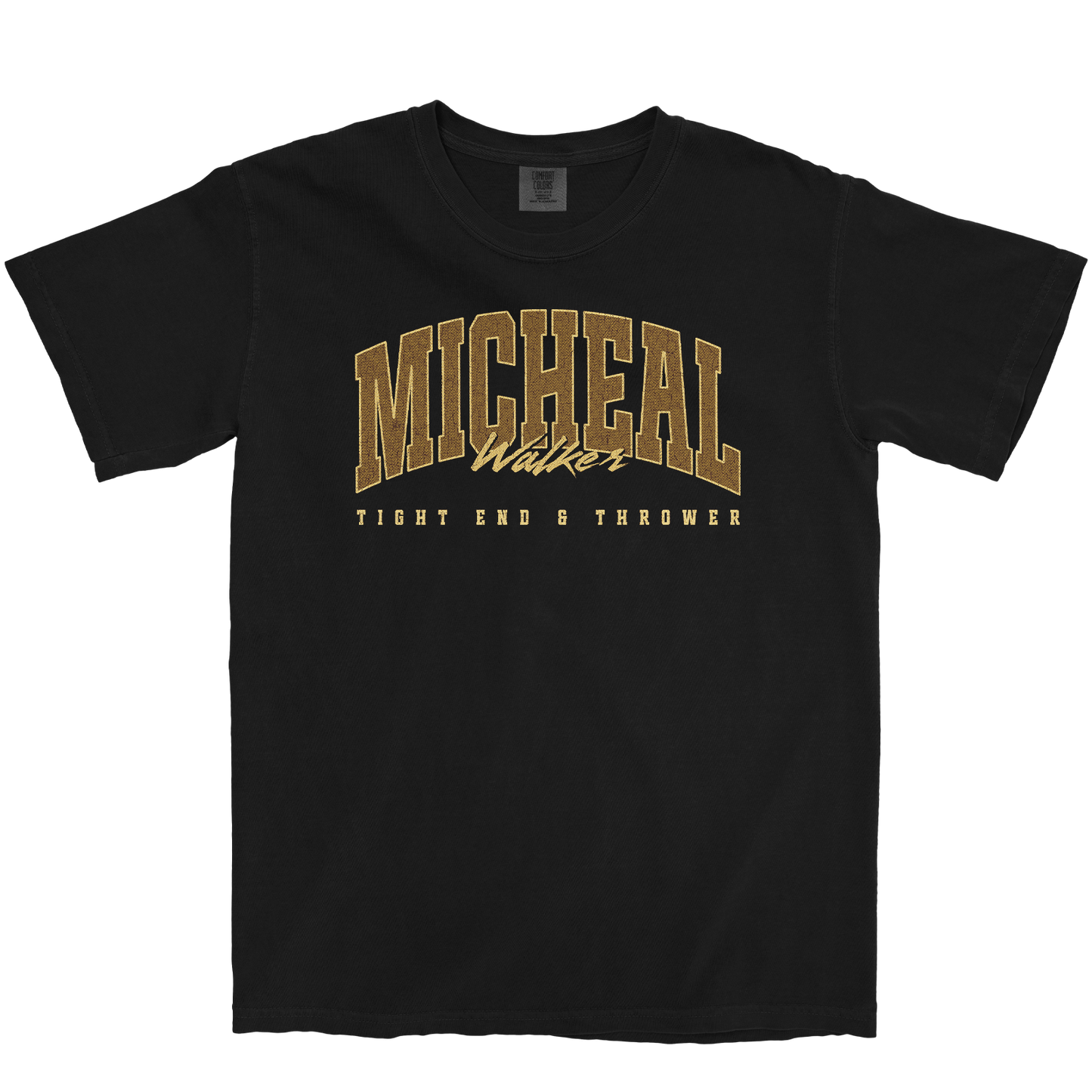 MICHEAL WALKER RETRO BLACK TEE