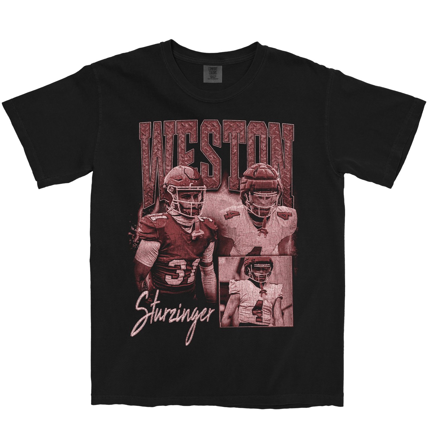 WESTON STURZINGER GRAPHIC BLACK TEE