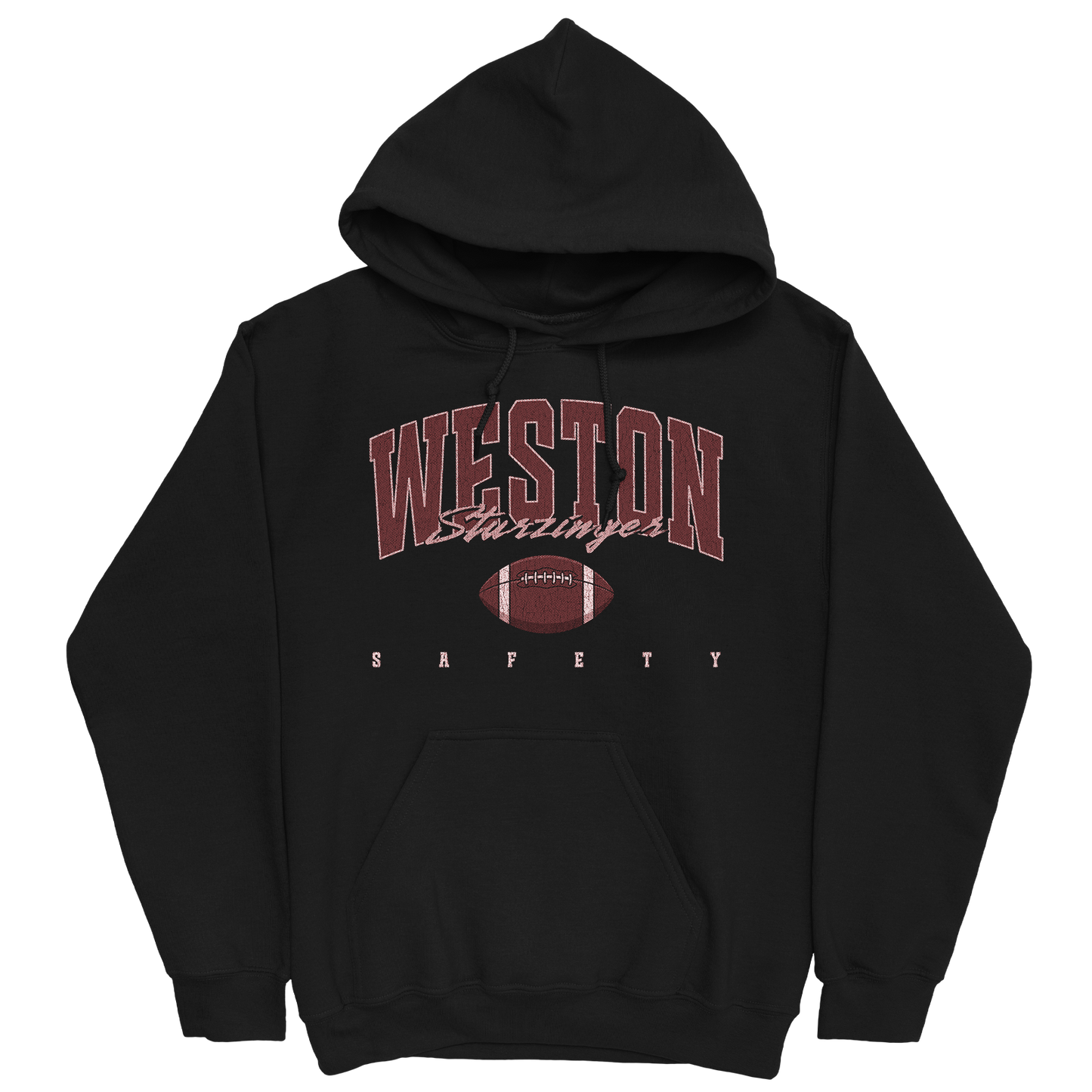 WESTON STURZINGER RETRO BLACK HOODIE