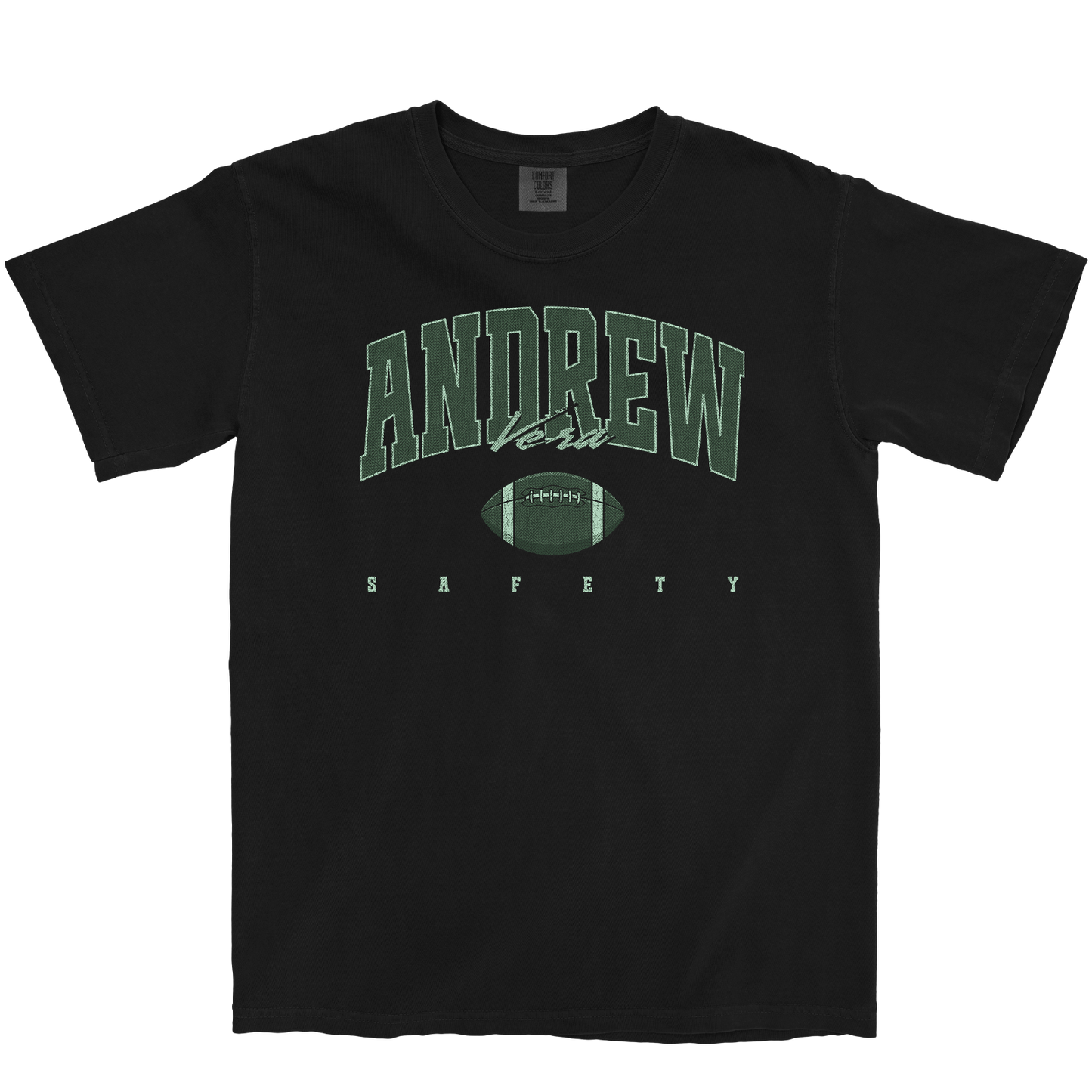 ANDREW VERA RETRO BLACK TEE