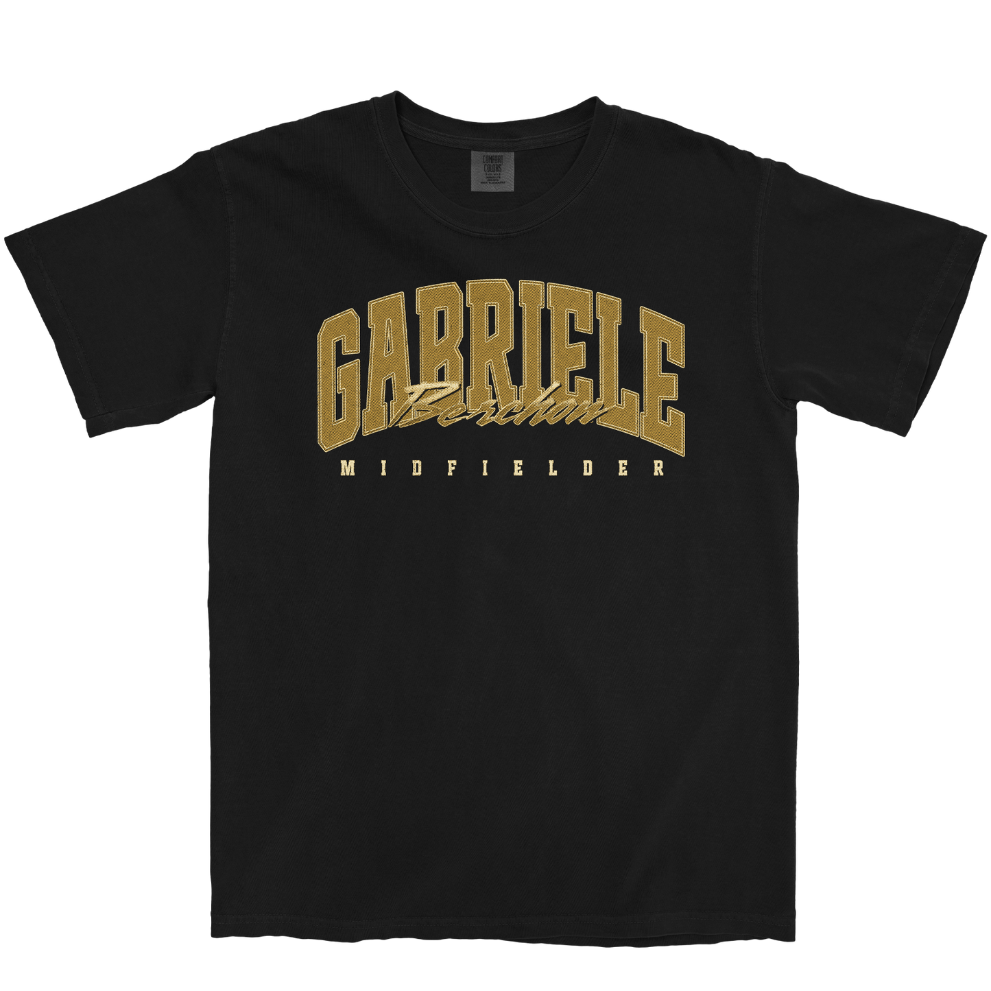 GABRIELE BERCHON RETRO BLACK TEE