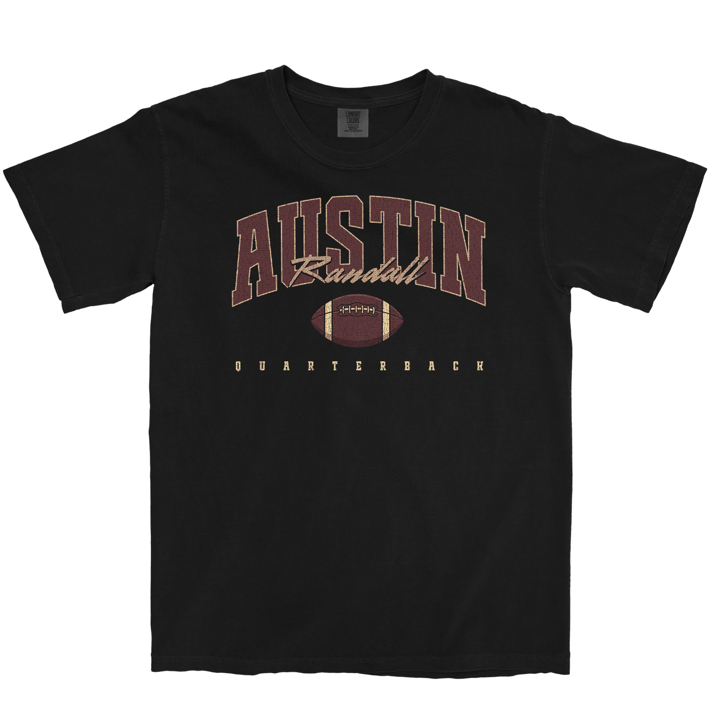 AUSTIN RANDALL RETRO BLACK TEE