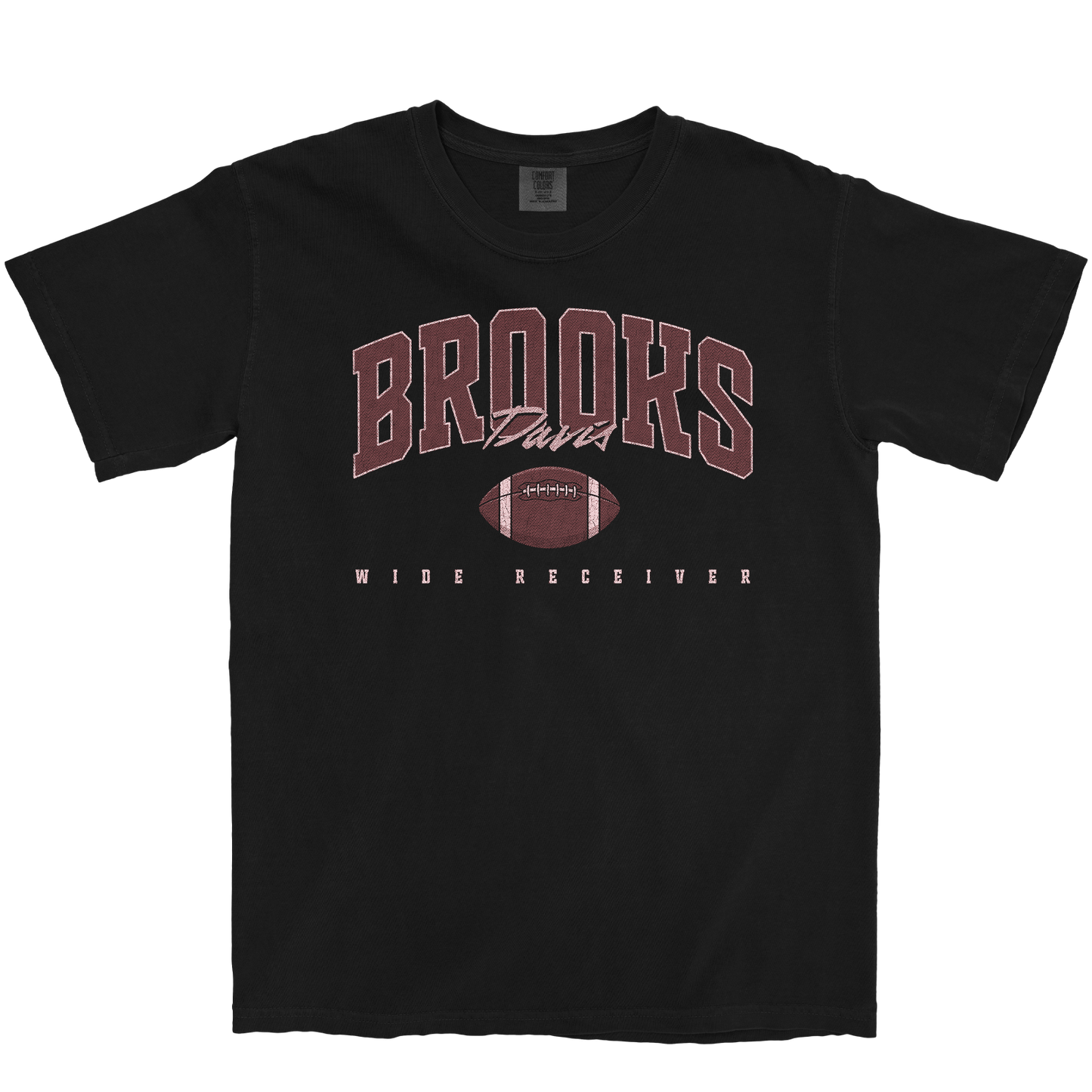 BROOKS DAVIS RETRO BLACK TEE
