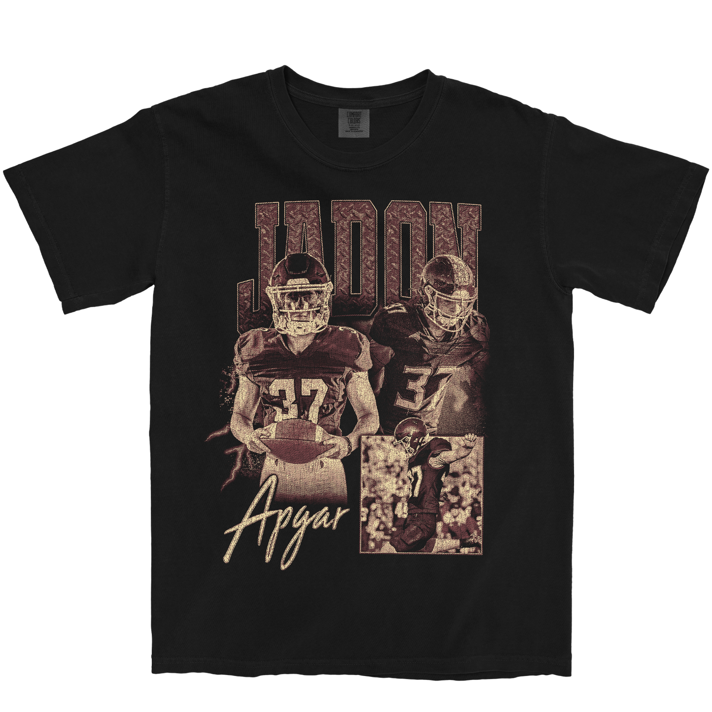JADON APGAR GRAPHIC BLACK TEE