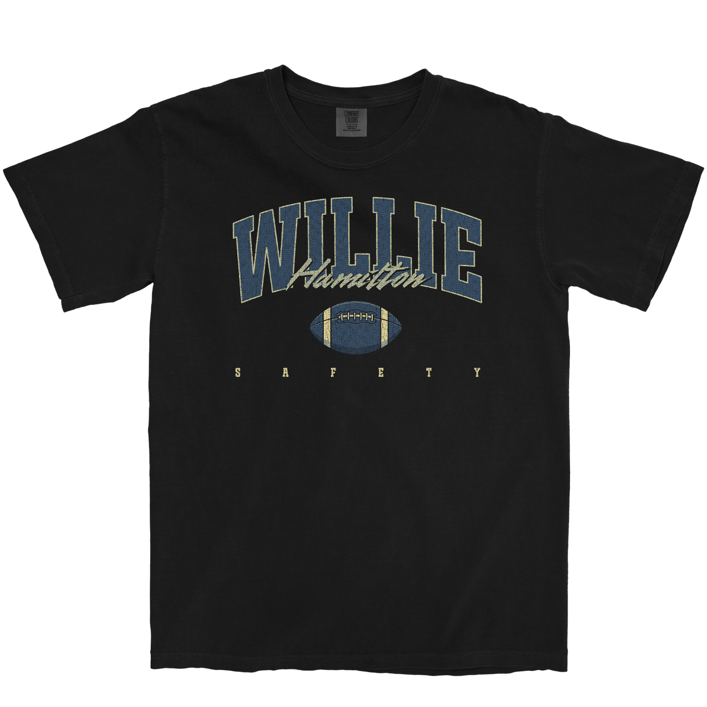 WILLIE HAMILTON RETRO BLACK TEE
