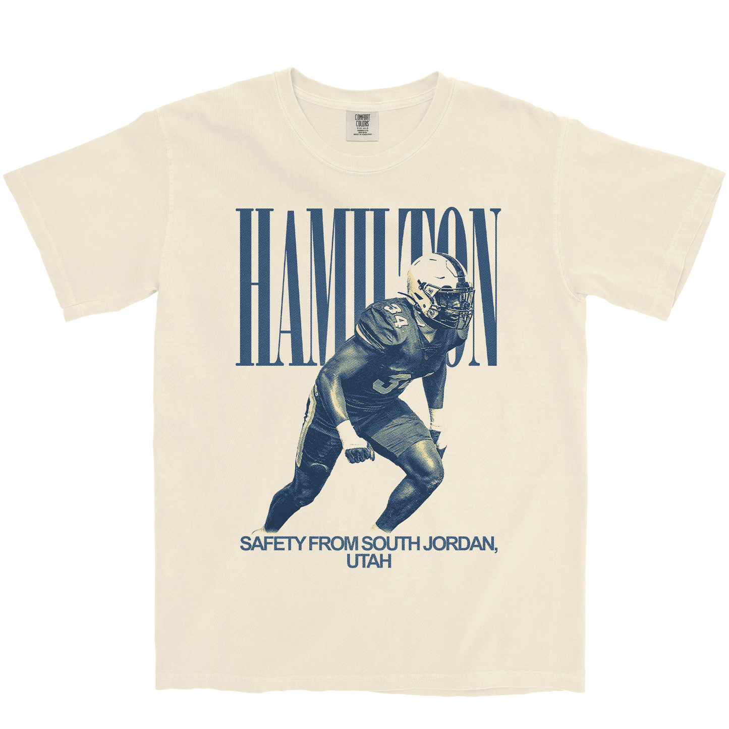 WILLIE HAMILTON VINTAGE IVORY TEE