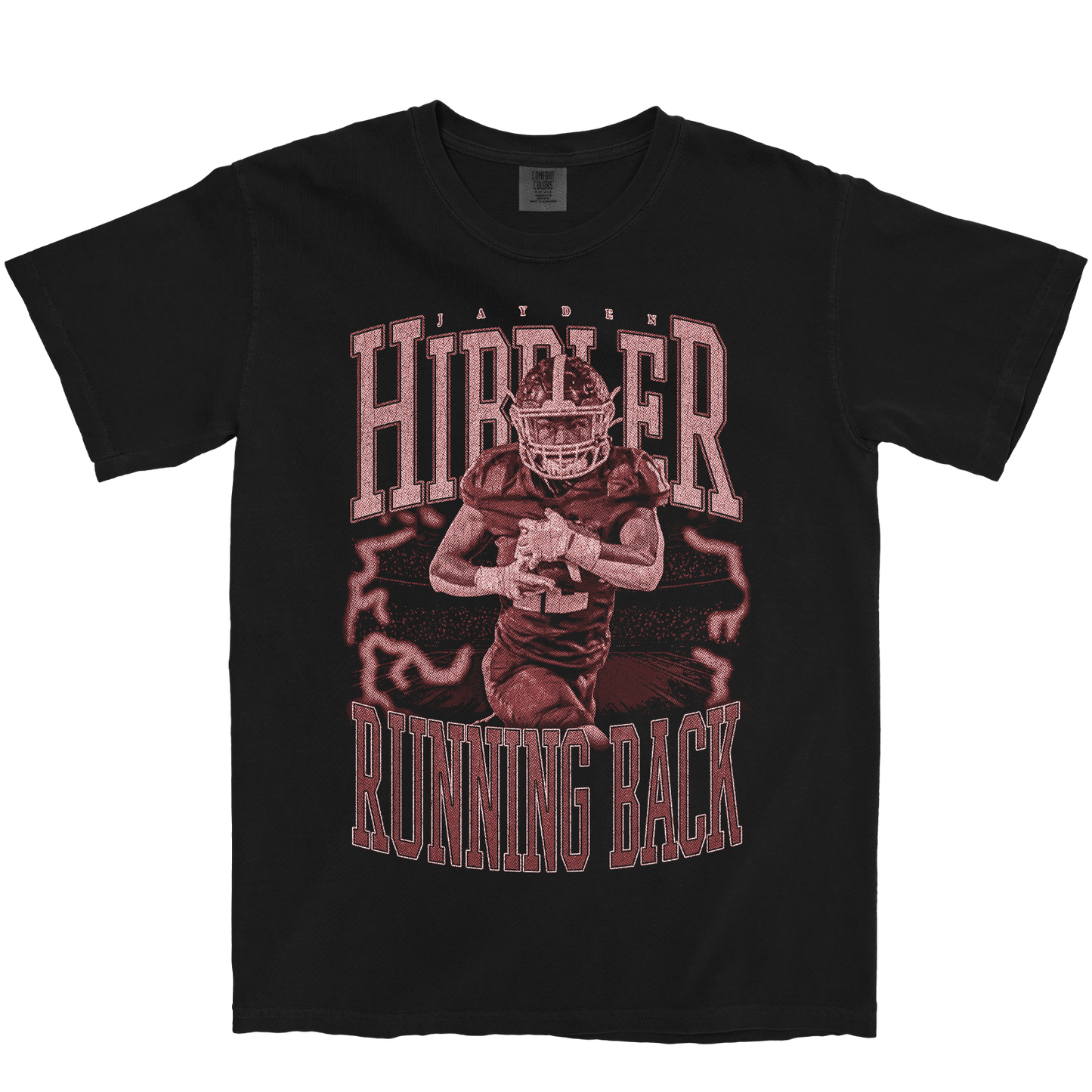JAYDEN HIBBLER VINTAGE BLACK TEE