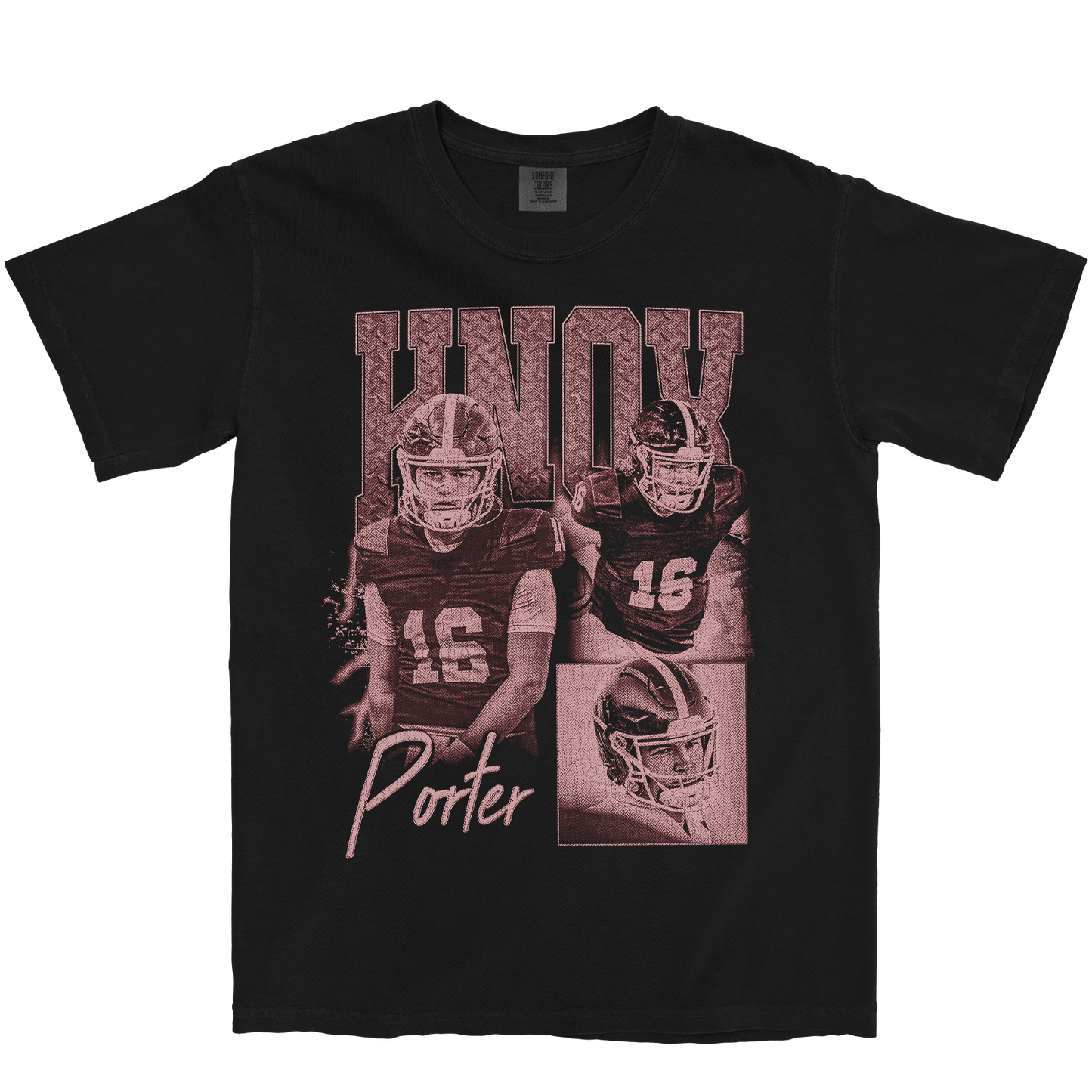 KNOX PORTER GRAPHIC BLACK TEE
