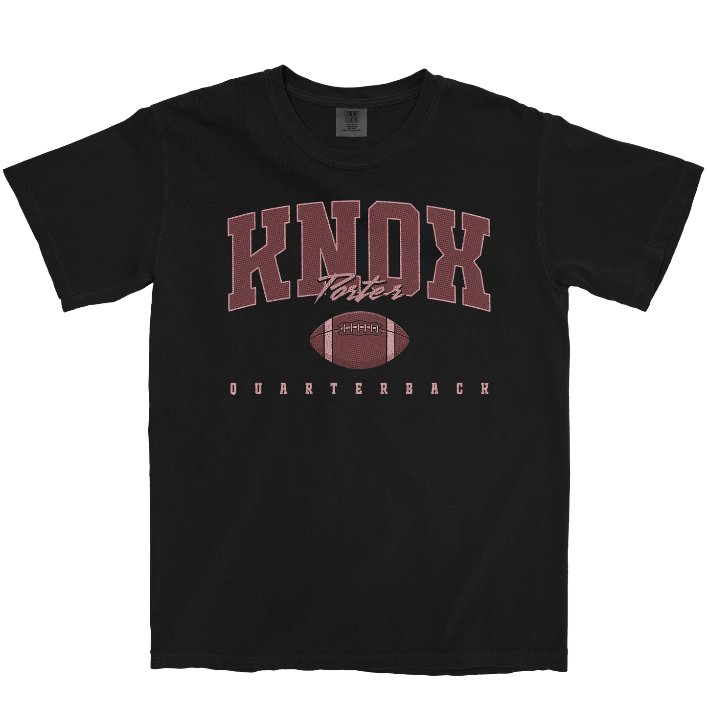 KNOX PORTER RETRO BLACK TEE