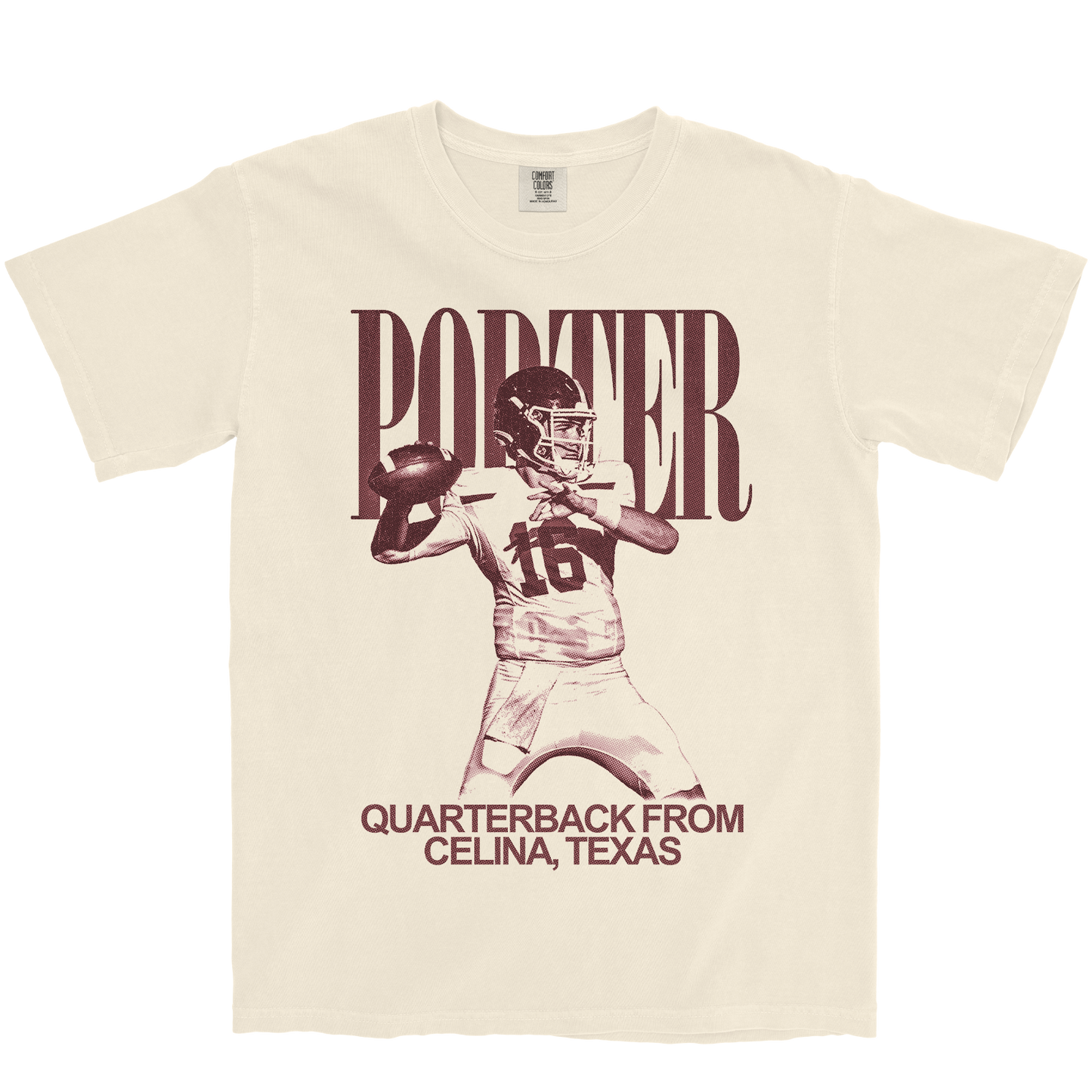 KNOX PORTER VINTAGE IVORY TEE