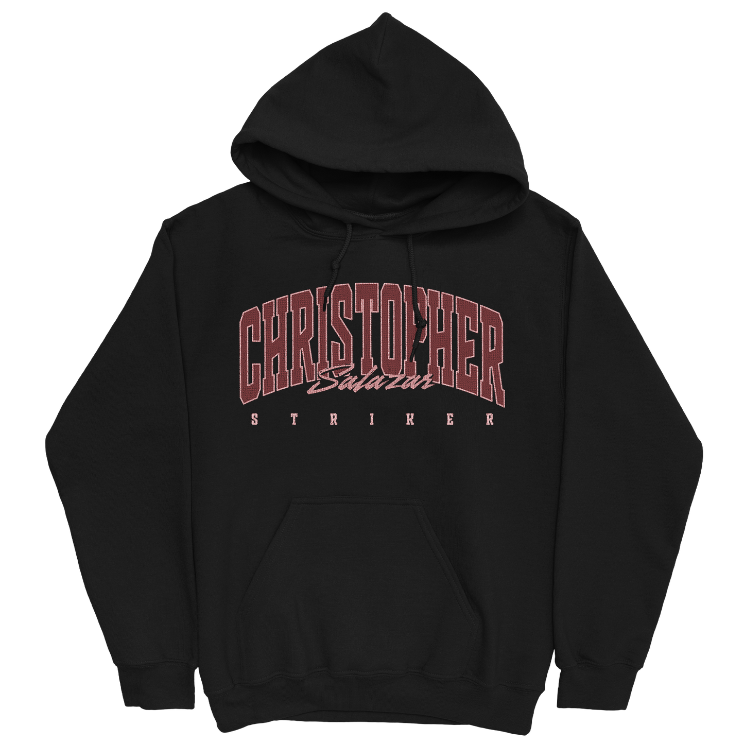 CHRISTOPHER SALAZAR RETRO BLACK HOODIE