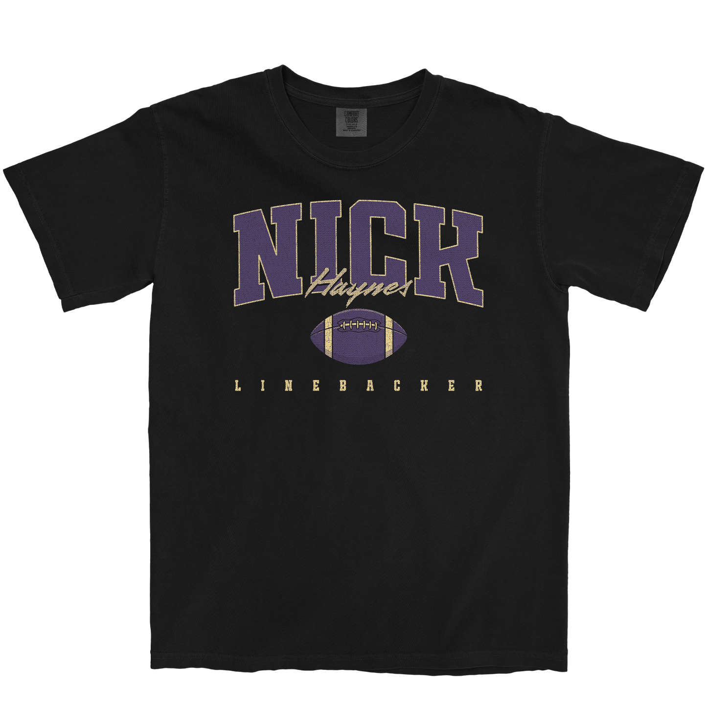 NICK HAYNES RETRO BLACK TEE