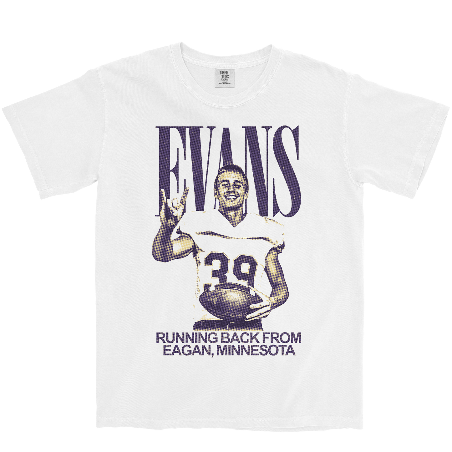 BROOKLYN EVANS VINTAGE WHITE TEE