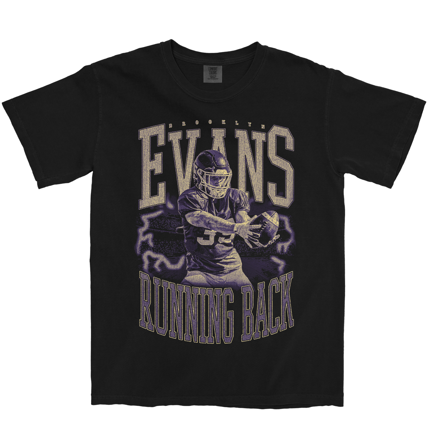 BROOKLYN EVANS VINTAGE BLACK TEE