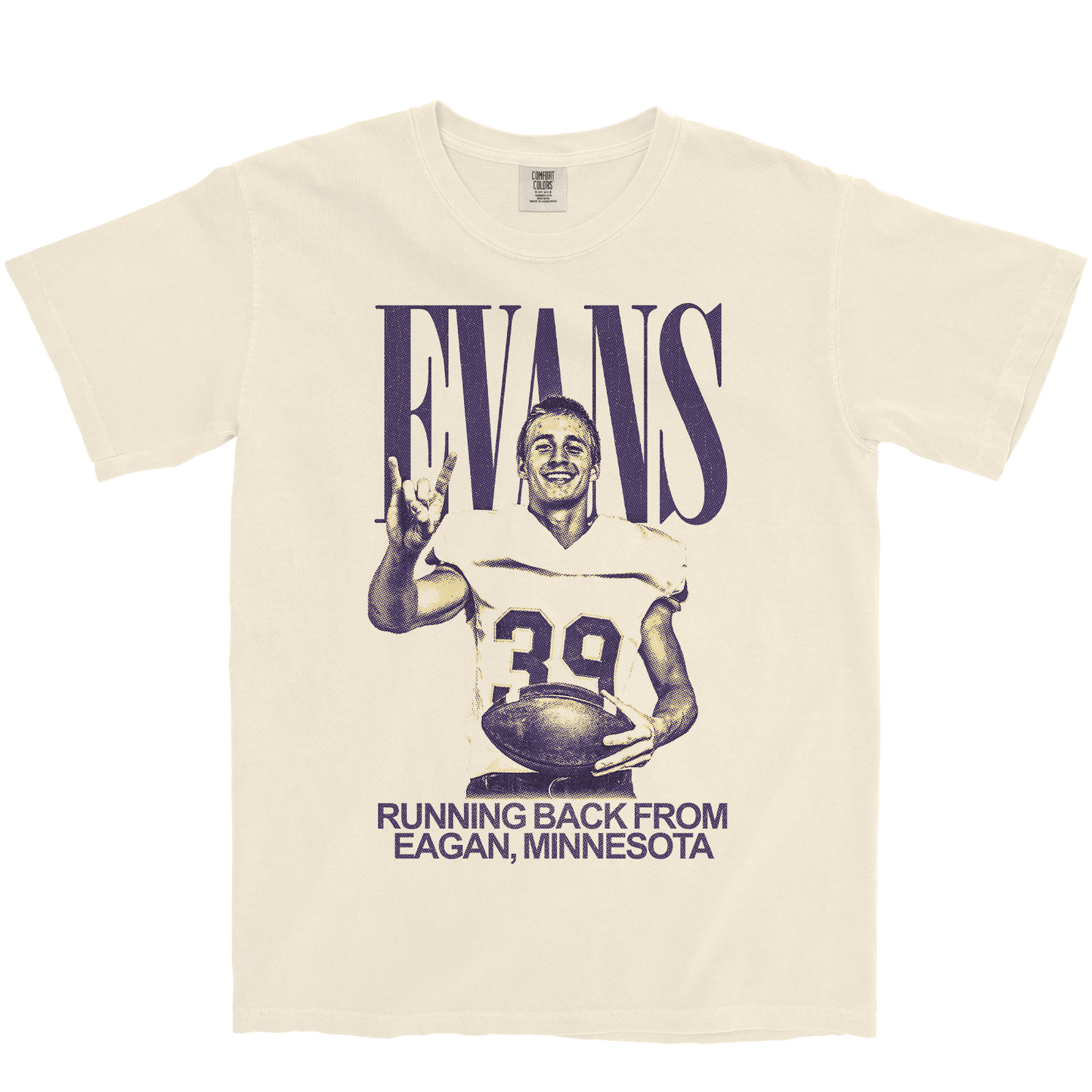 BROOKLYN EVANS VINTAGE IVORY TEE