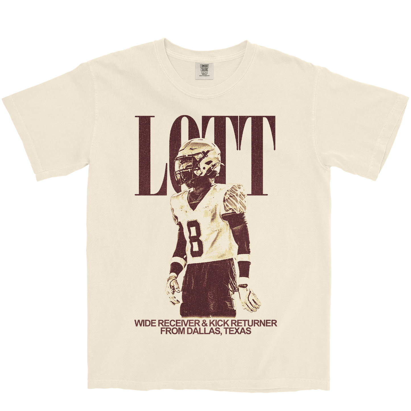 CEDONYAE LOTT VINTAGE IVORY TEE