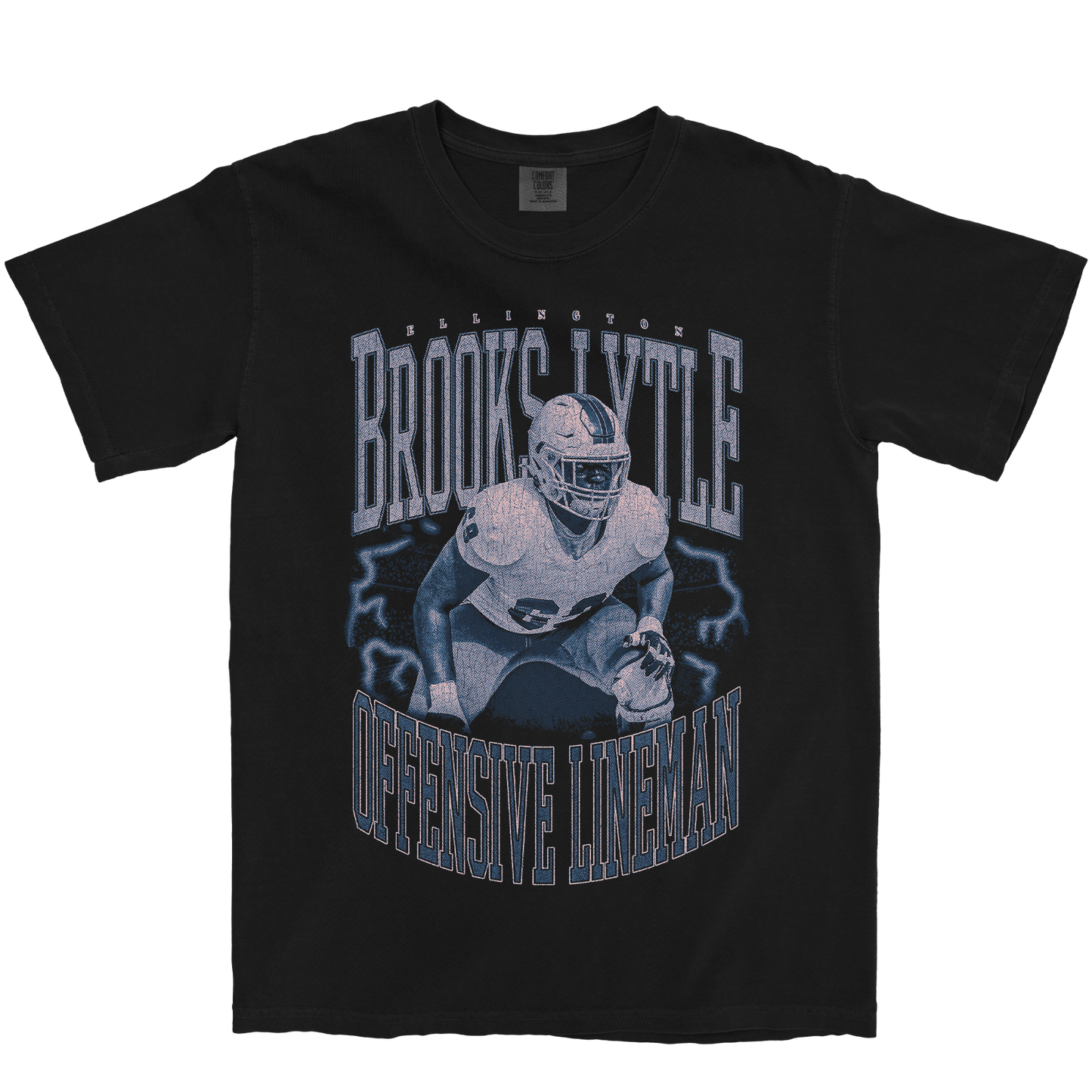 ELLINGTON BROOKS-LYTLE VINTAGE BLACK TEE
