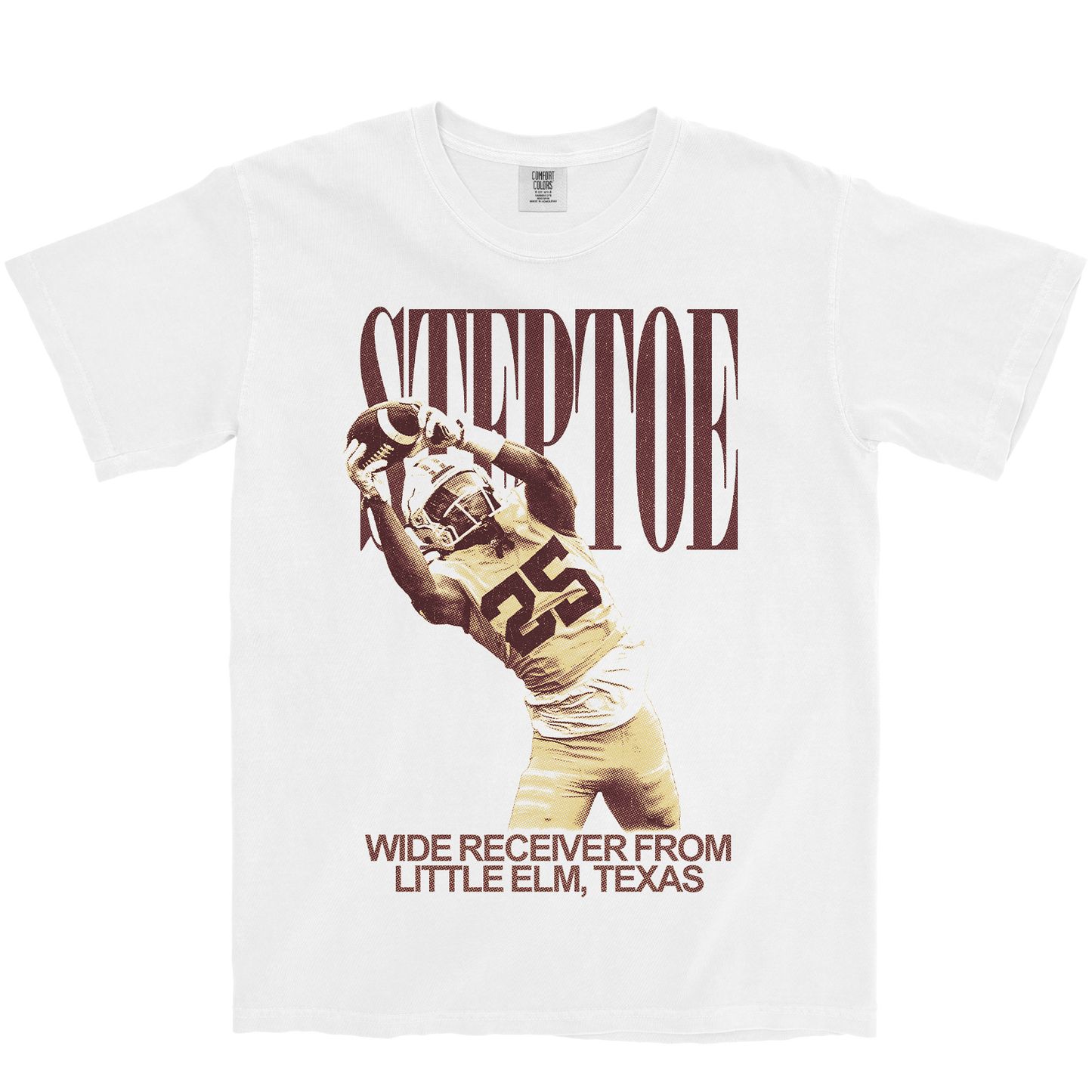 ZION STEPTOE VINTAGE WHITE TEE