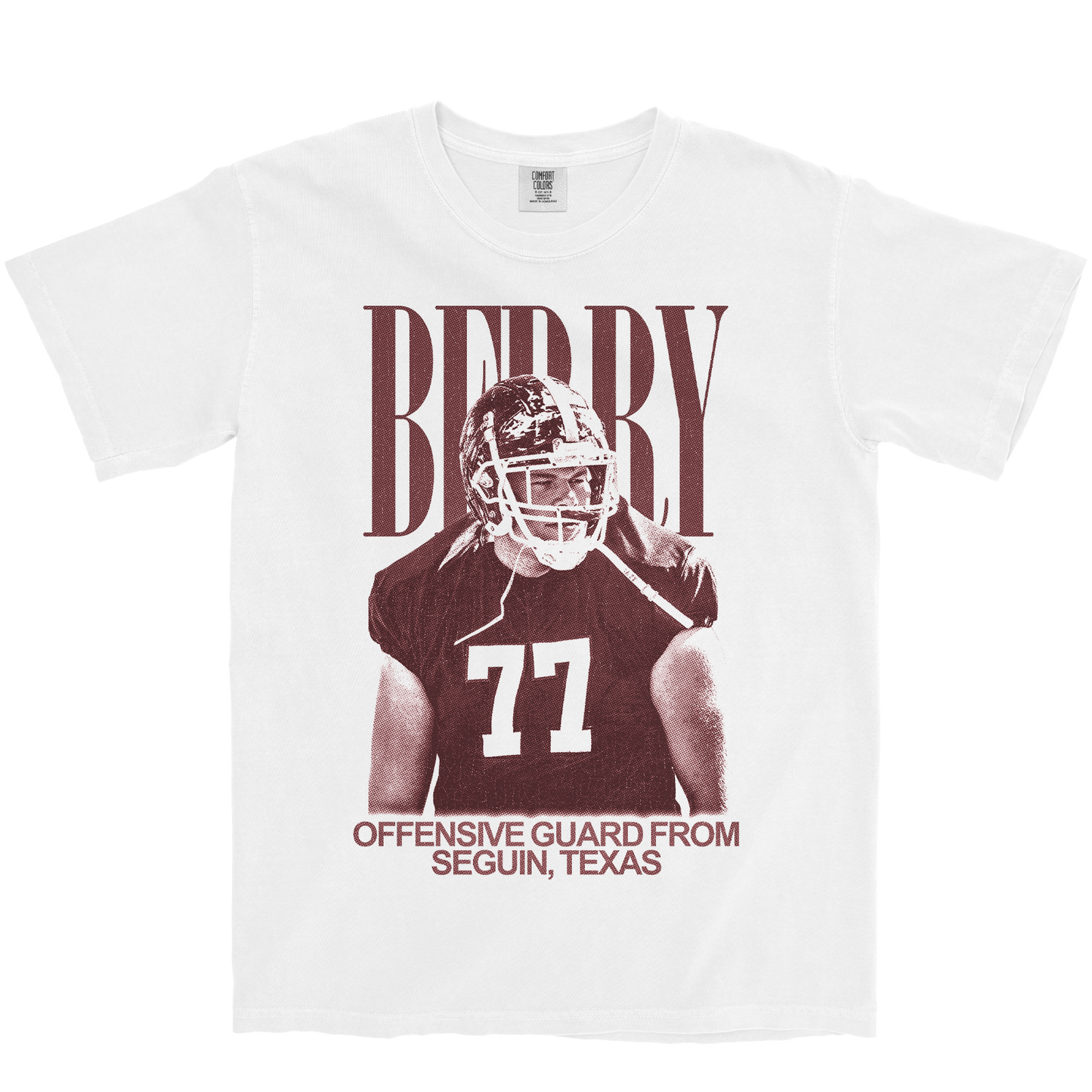 HOUSTON BERRY VINTAGE WHITE TEE