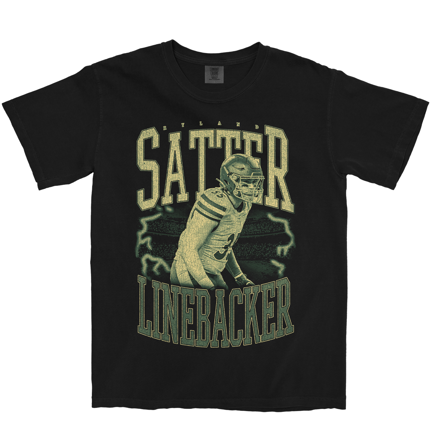 RYLAND SATTER VINTAGE BLACK TEE