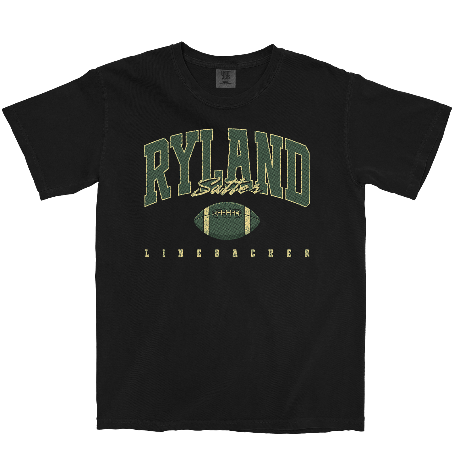 RYLAND SATTER RETRO BLACK TEE