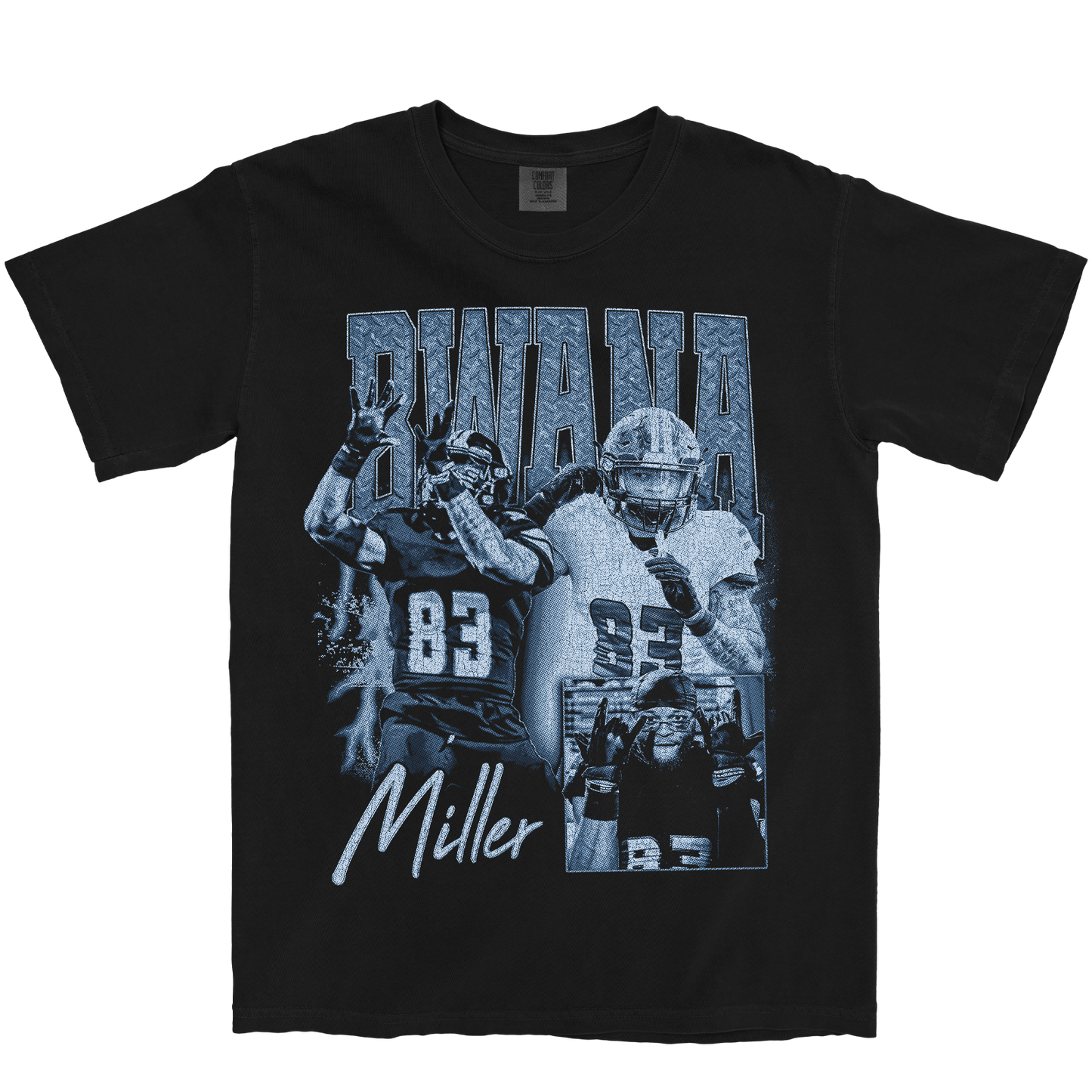 BWANA MILLER GRAPHIC BLACK TEE
