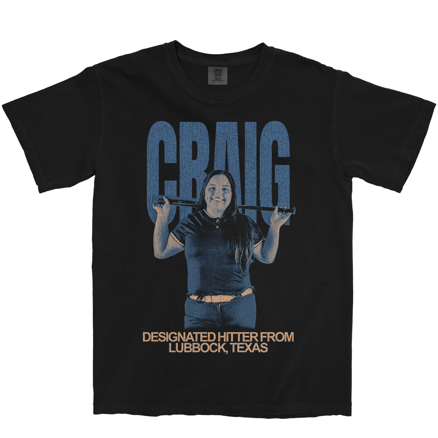 KIMBER CRAIG VINTAGE BLACK TEE