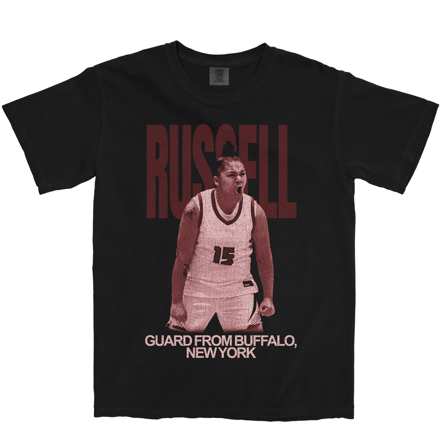 ALIVIYA RUSSELL VINTAGE BLACK TEE