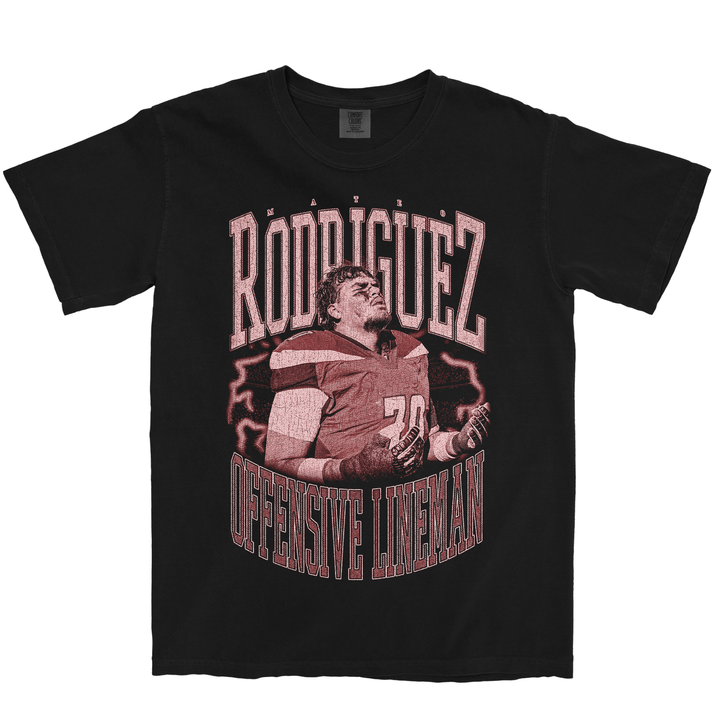 MATEO RODRIGUEZ VINTAGE BLACK TEE