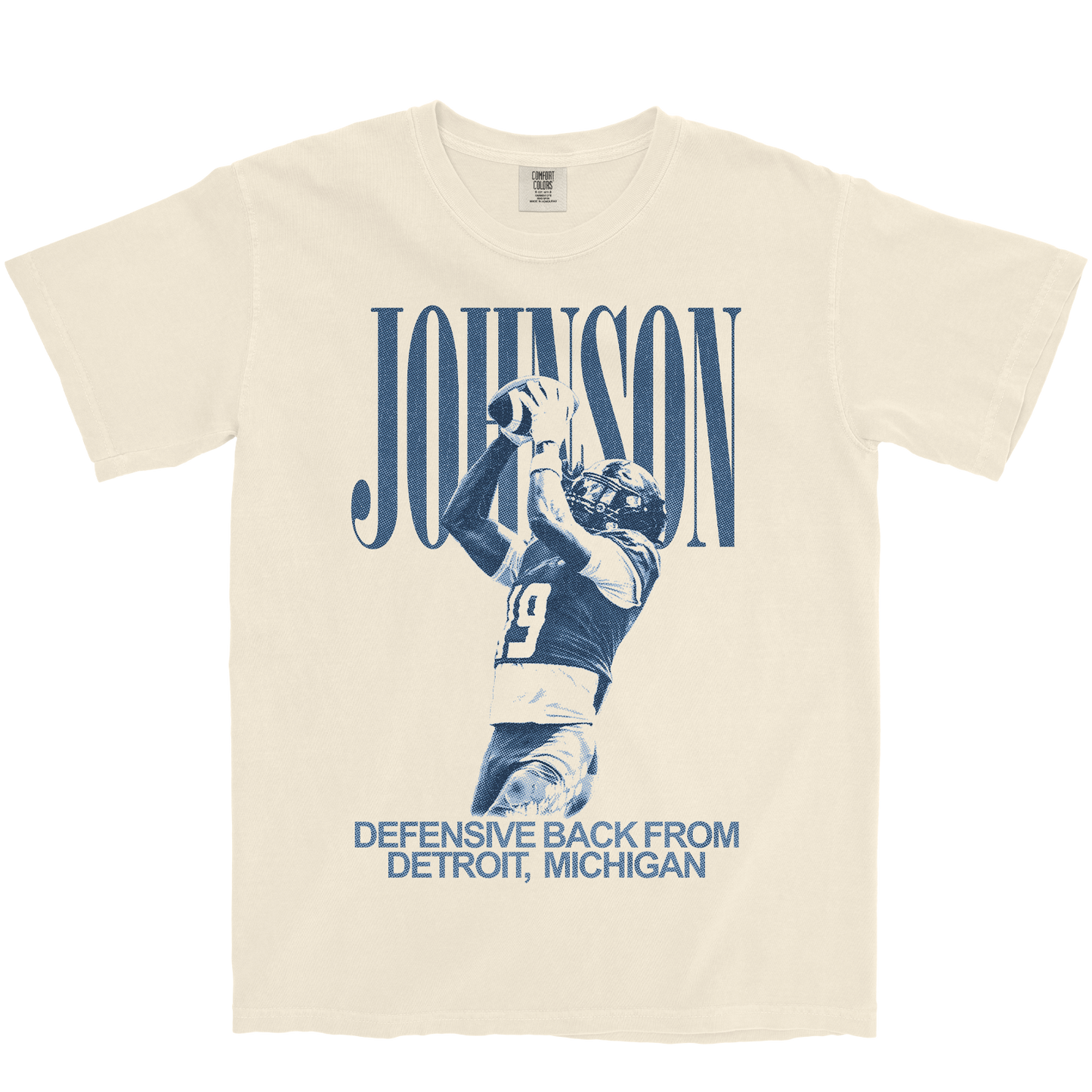 DRESHAUN JOHNSON VINTAGE IVORY TEE