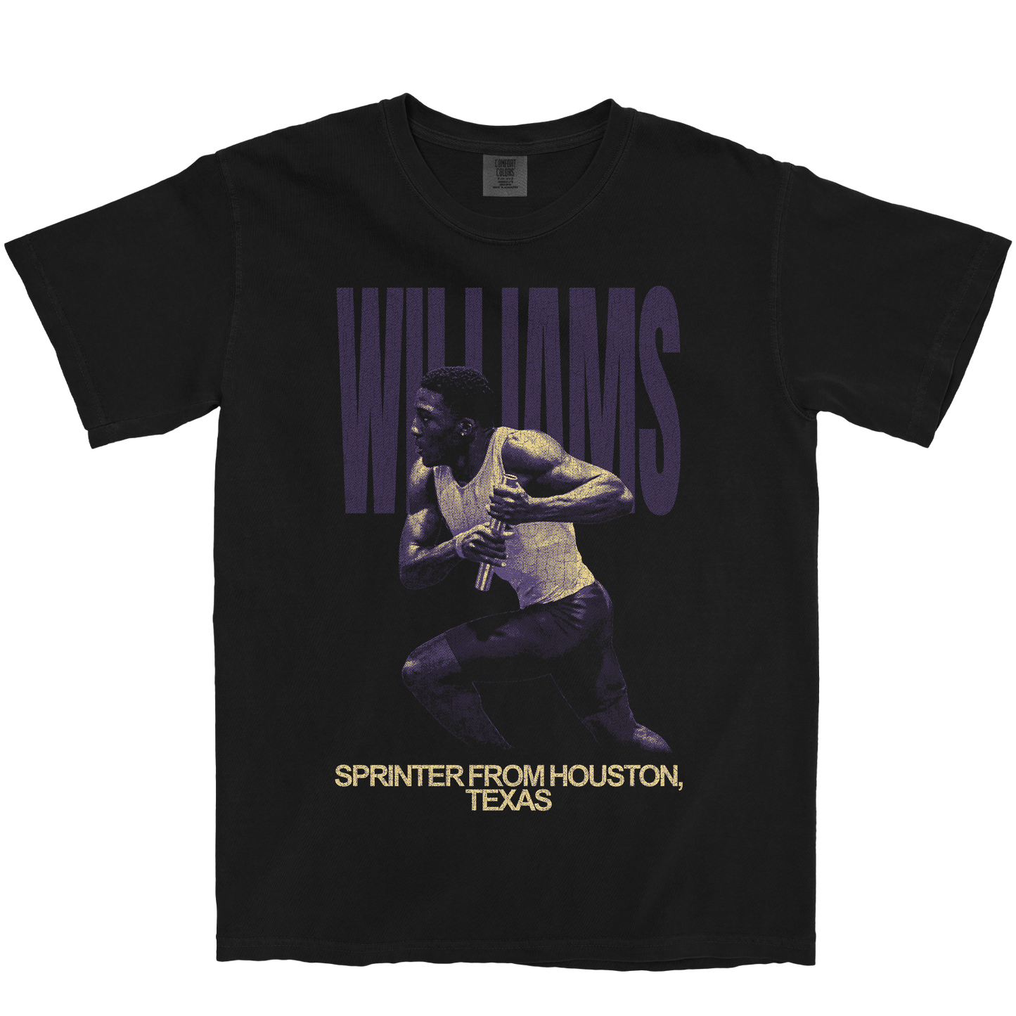 WALTER WILLIAMS VINTAGE BLACK TEE
