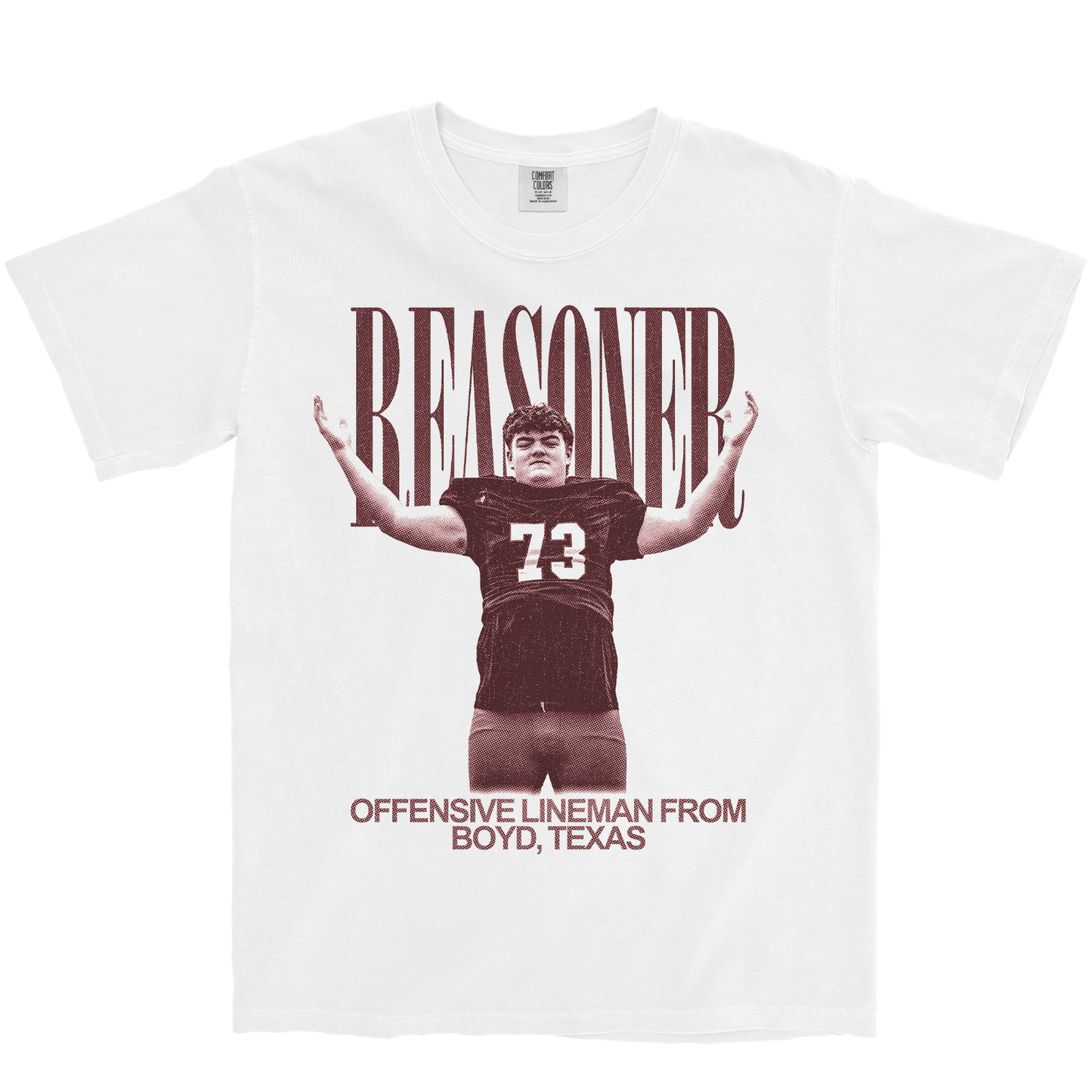 BRAXTON REASONER VINTAGE WHITE TEE
