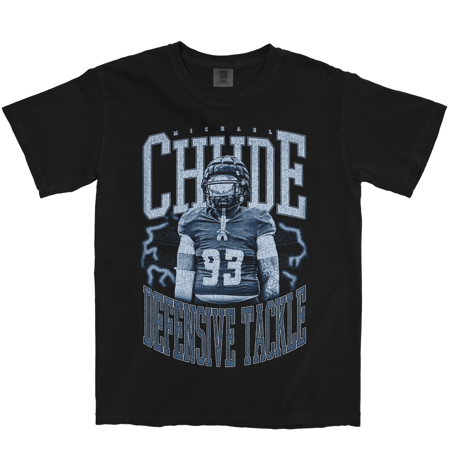 MICHAEL CHUDE VINTAGE BLACK TEE