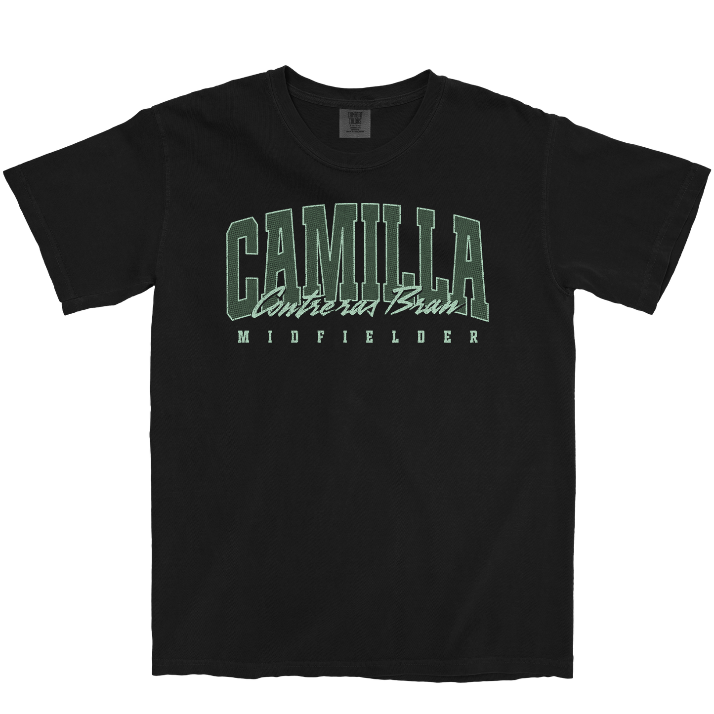 CAMILLA CONTRERAS BRAN RETRO BLACK TEE