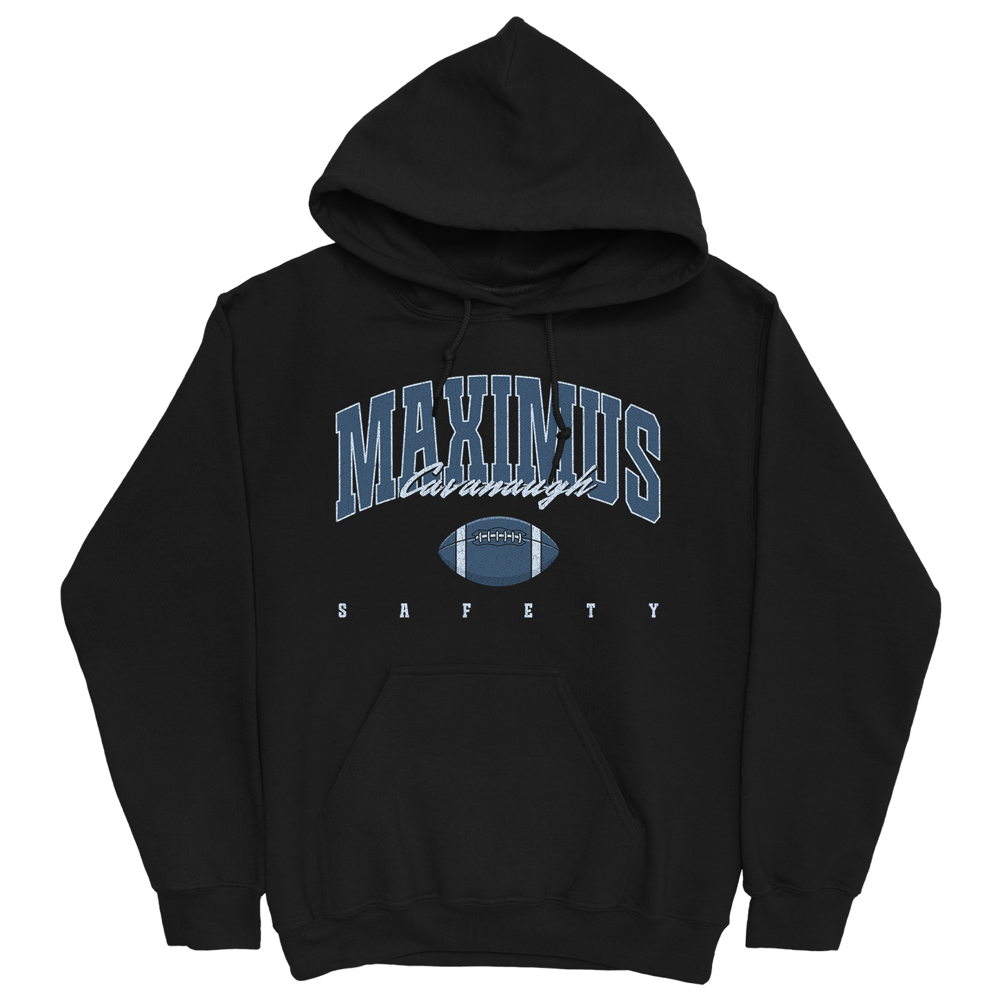 MAXIMUS CAVANAUGH RETRO BLACK HOODIE