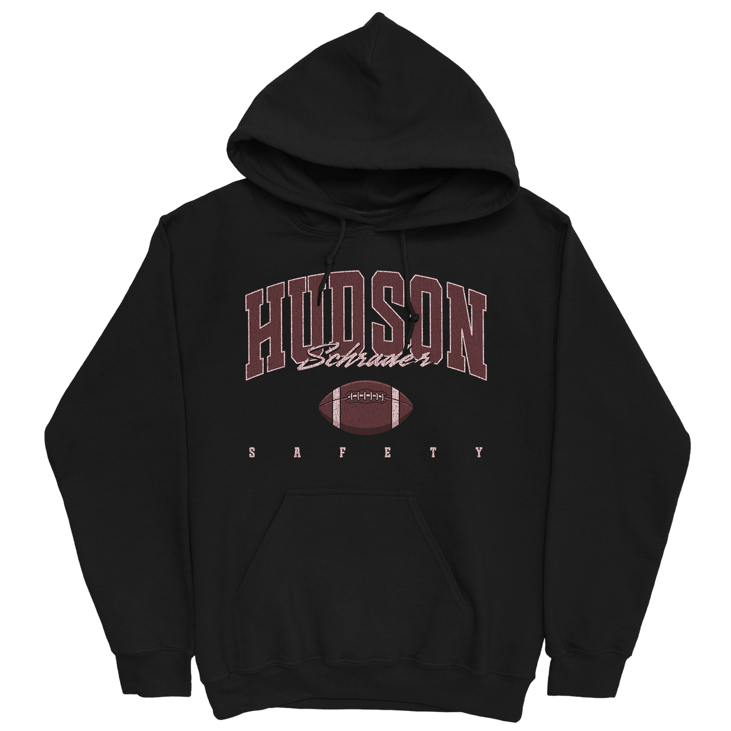 HUDSON SCHRADER RETRO BLACK HOODIE