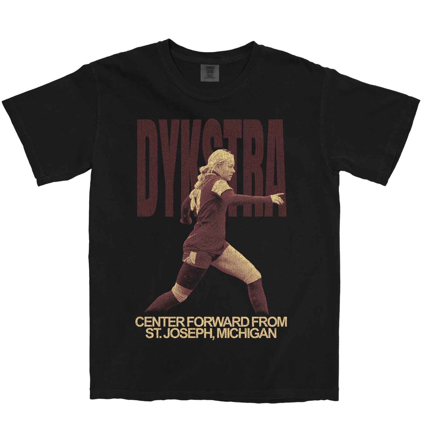 ELLA DYKSTRA VINTAGE BLACK TEE