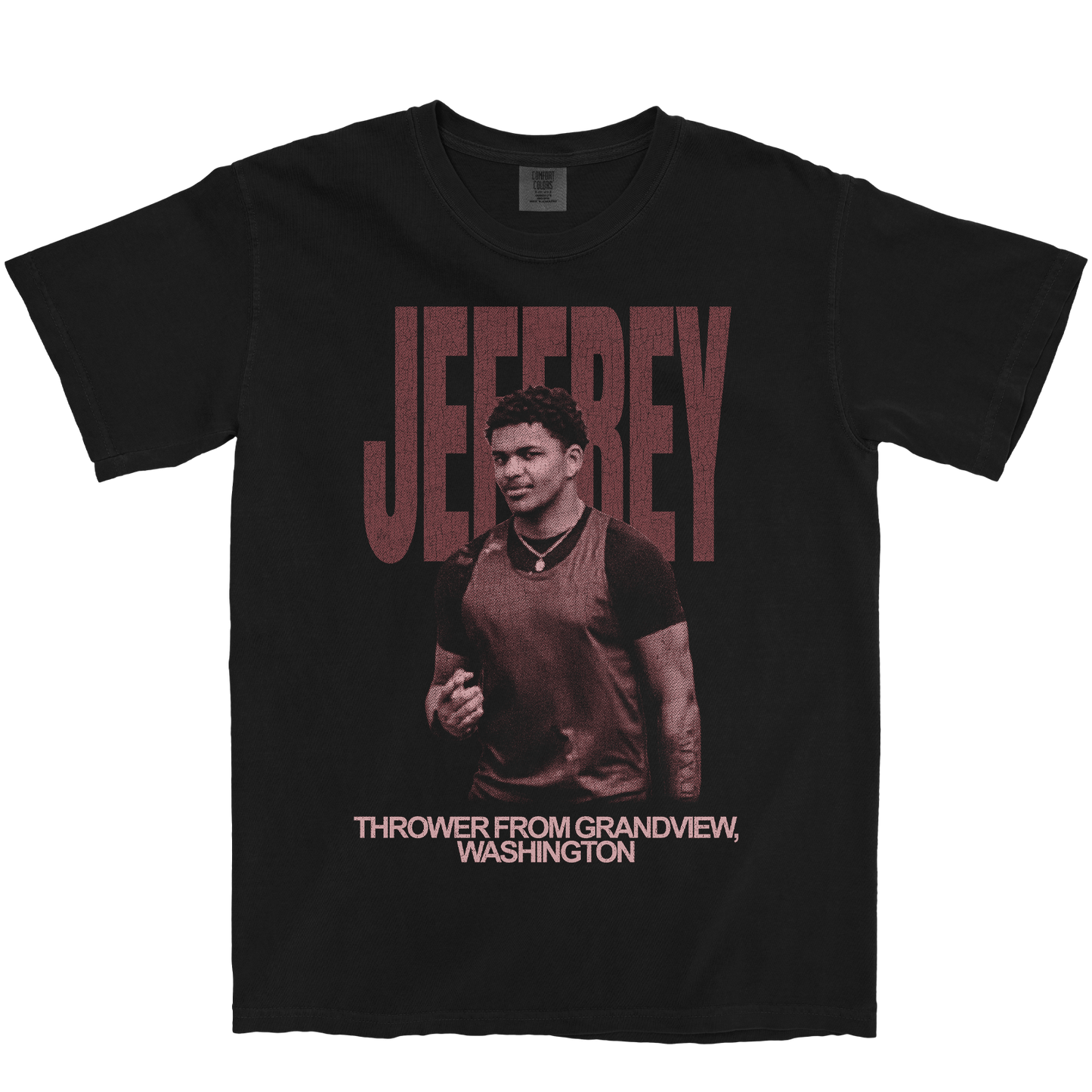 TITUS JEFFREY VINTAGE BLACK TEE