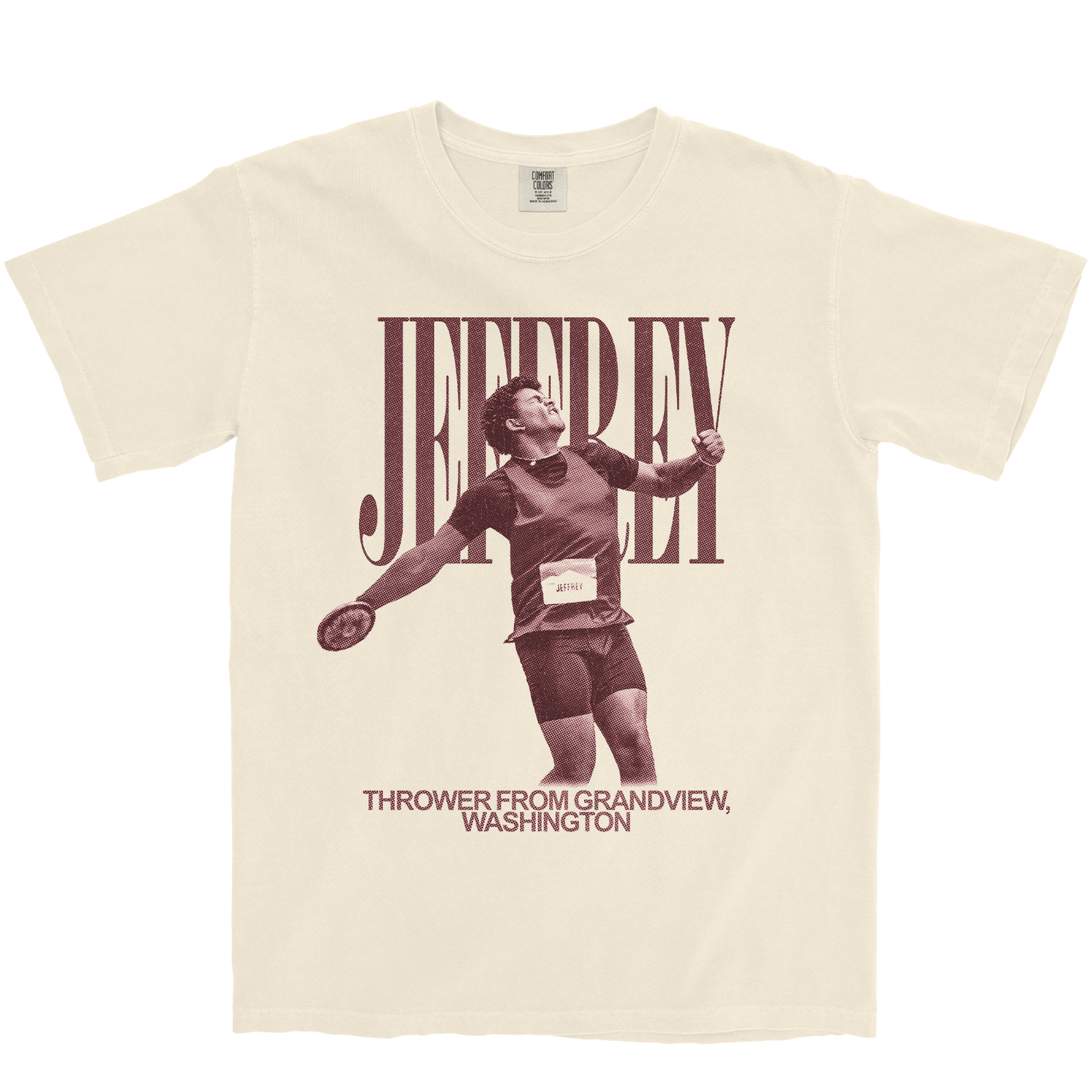 TITUS JEFFREY VINTAGE IVORY TEE