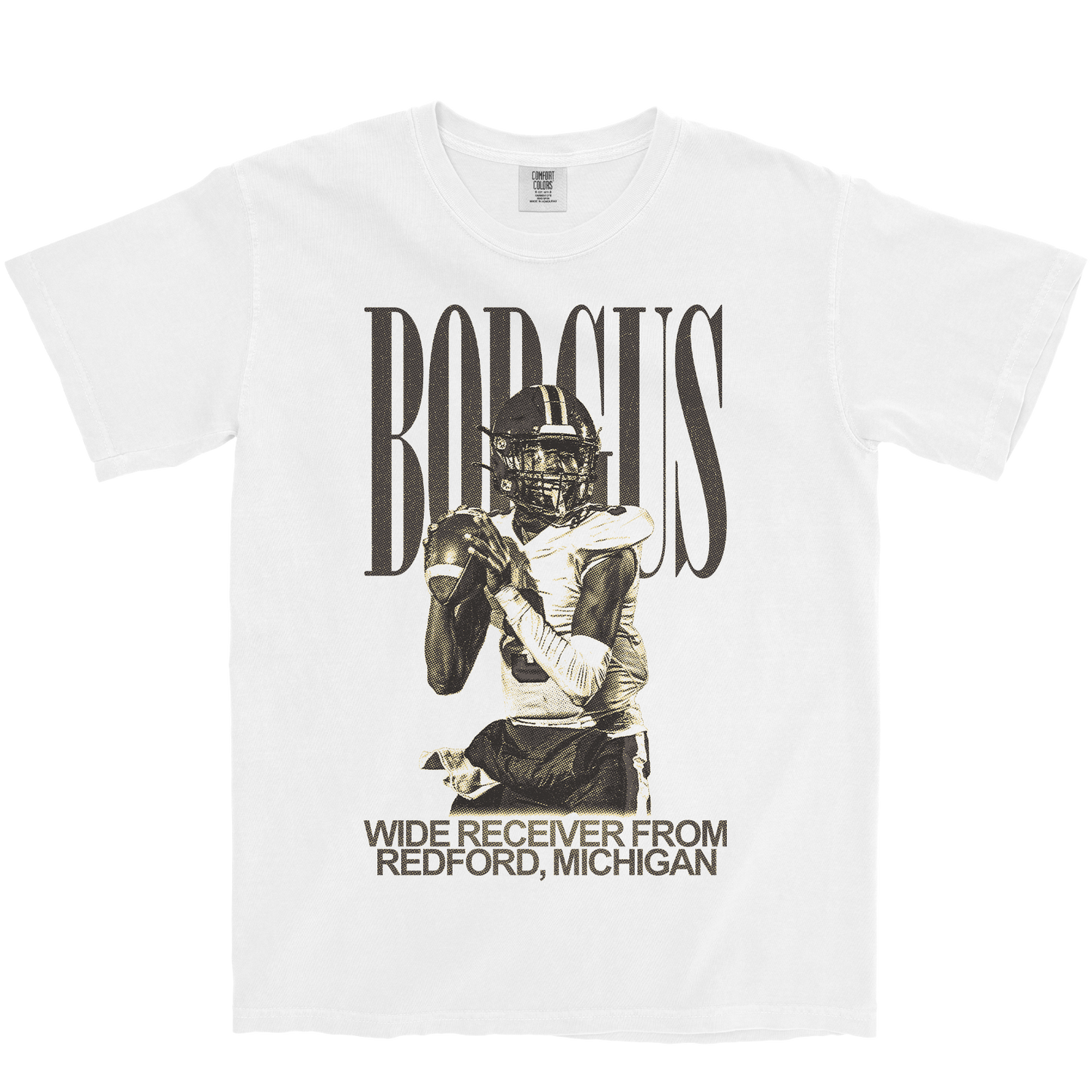 BRYCE BORGUS VINTAGE WHITE TEE