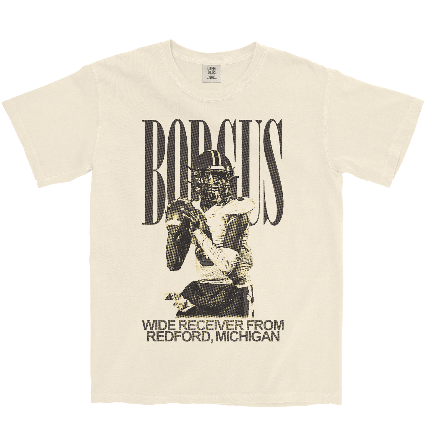 BRYCE BORGUS VINTAGE IVORY TEE